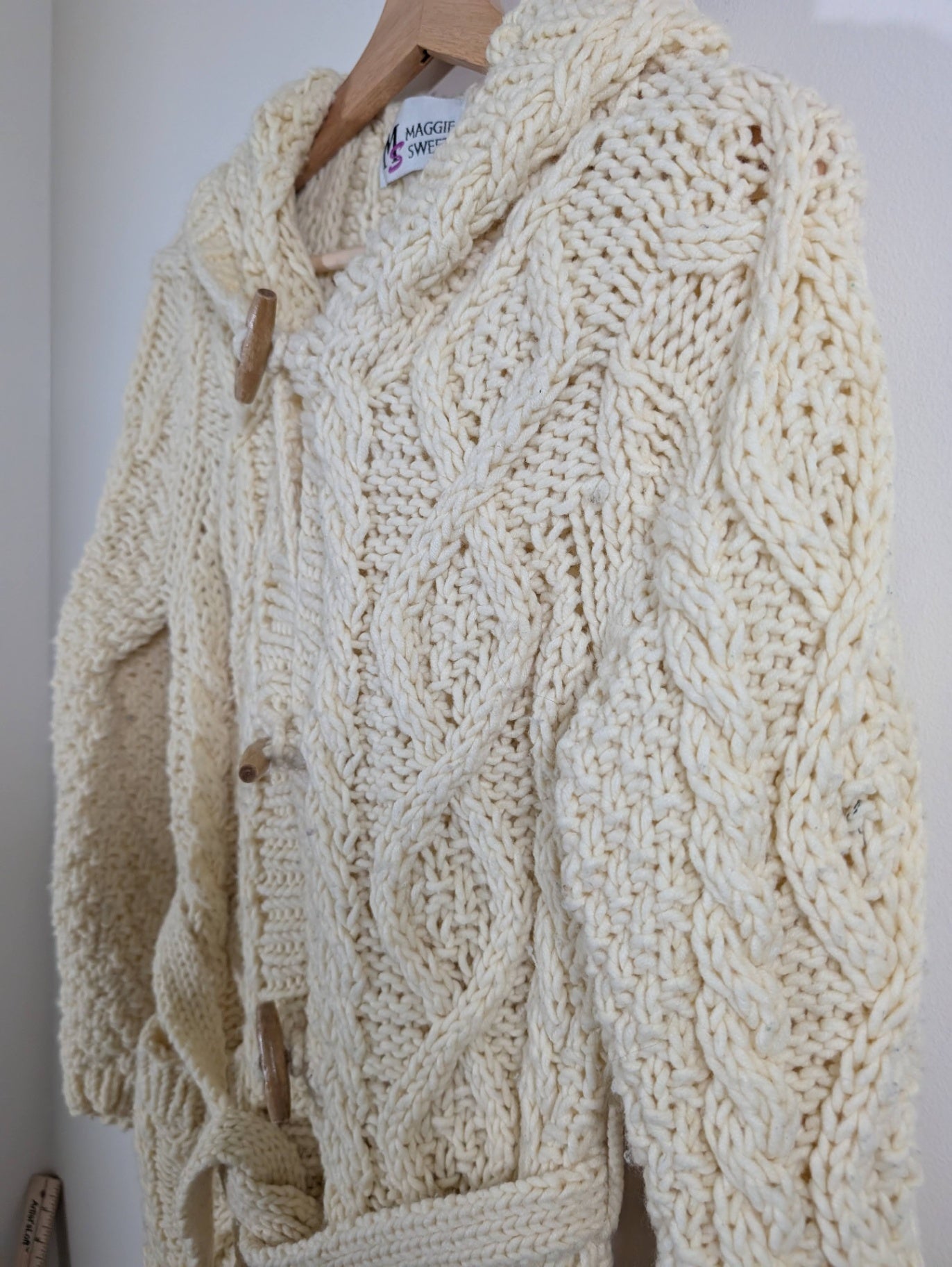 Maggie Sweet chunky knit cardigan - appears Medium