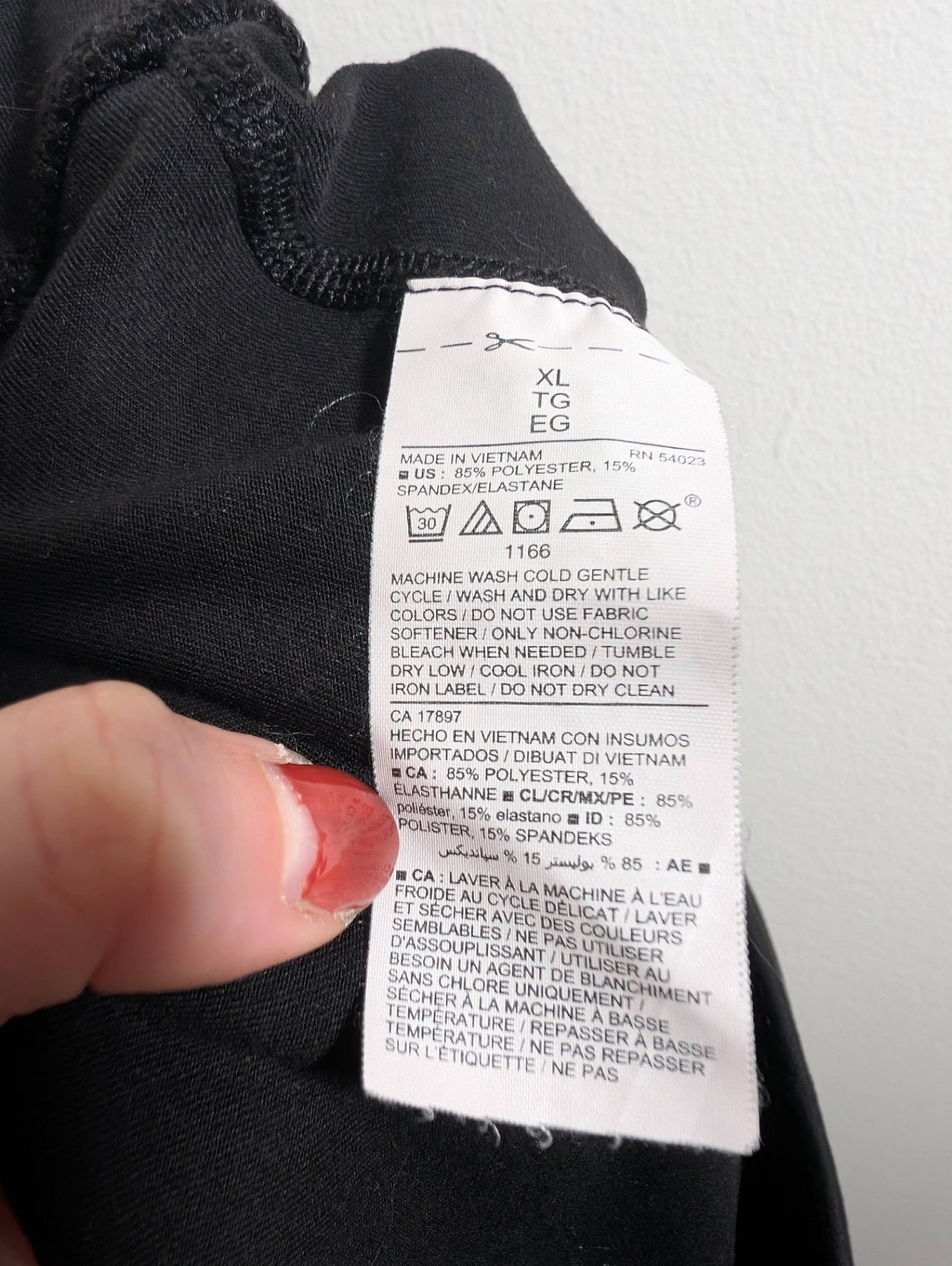 Old Navy black crop leggings - XL