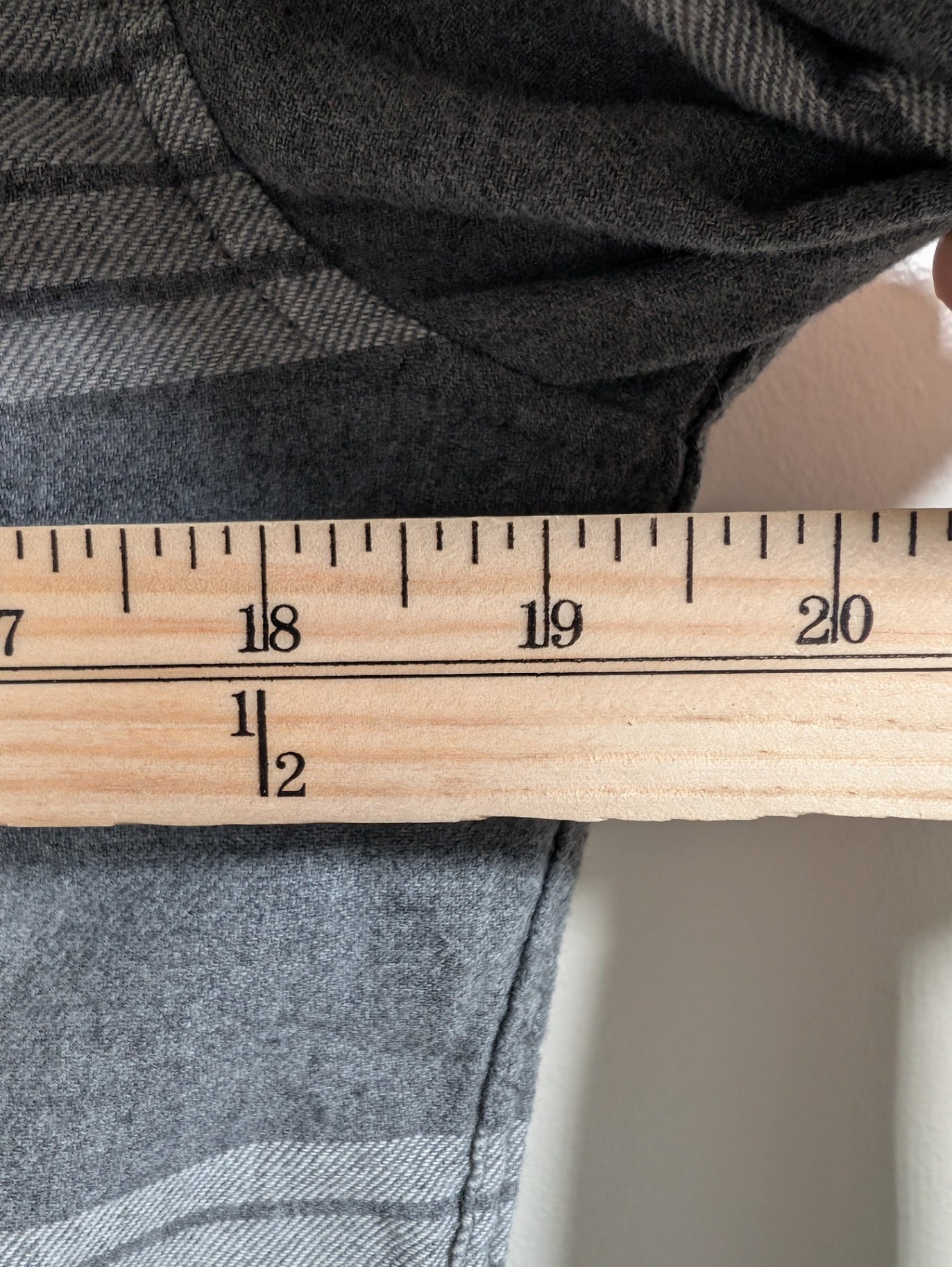 TNA grey plaid button down - Small
