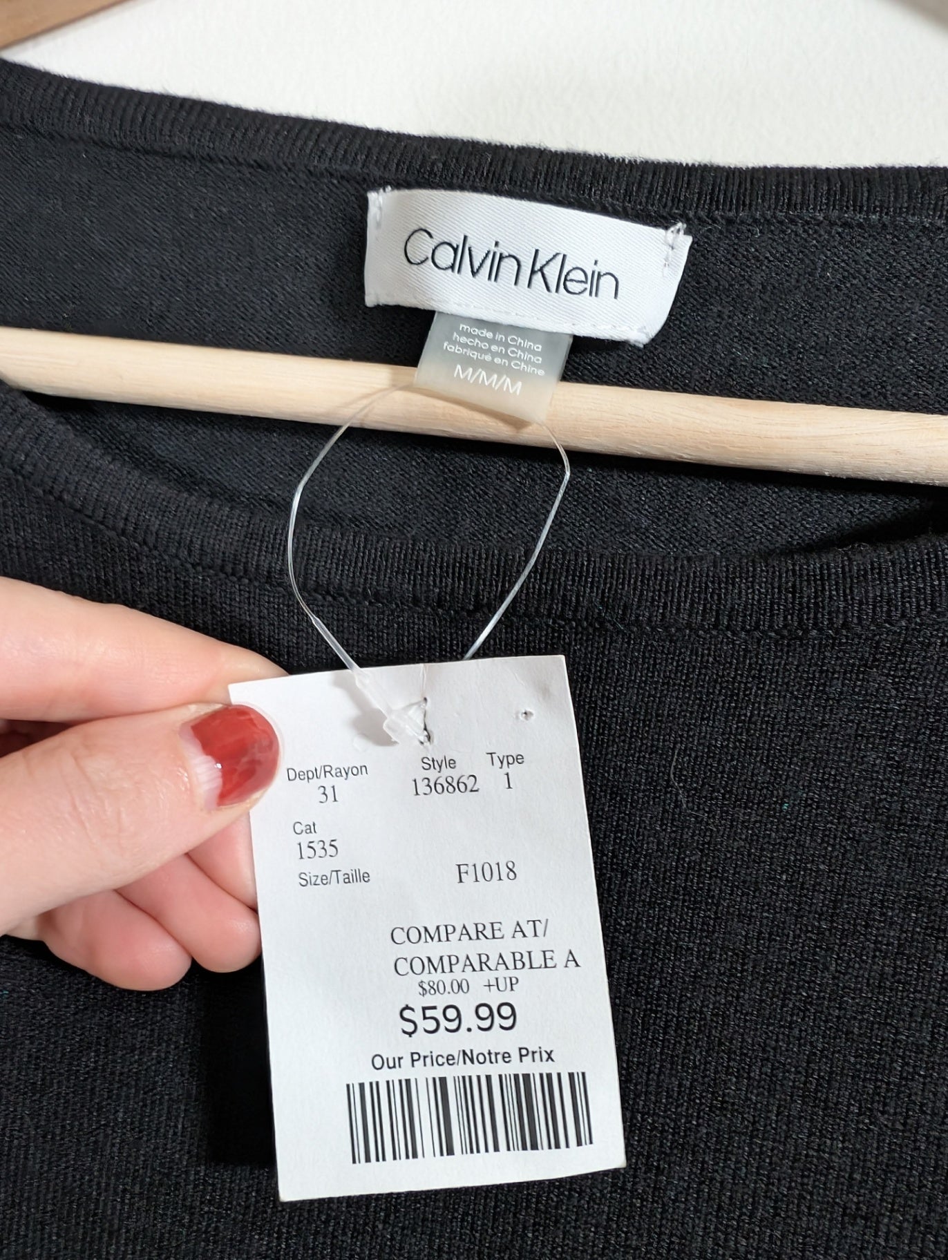 NWT Calvin Klein black dress - Medium