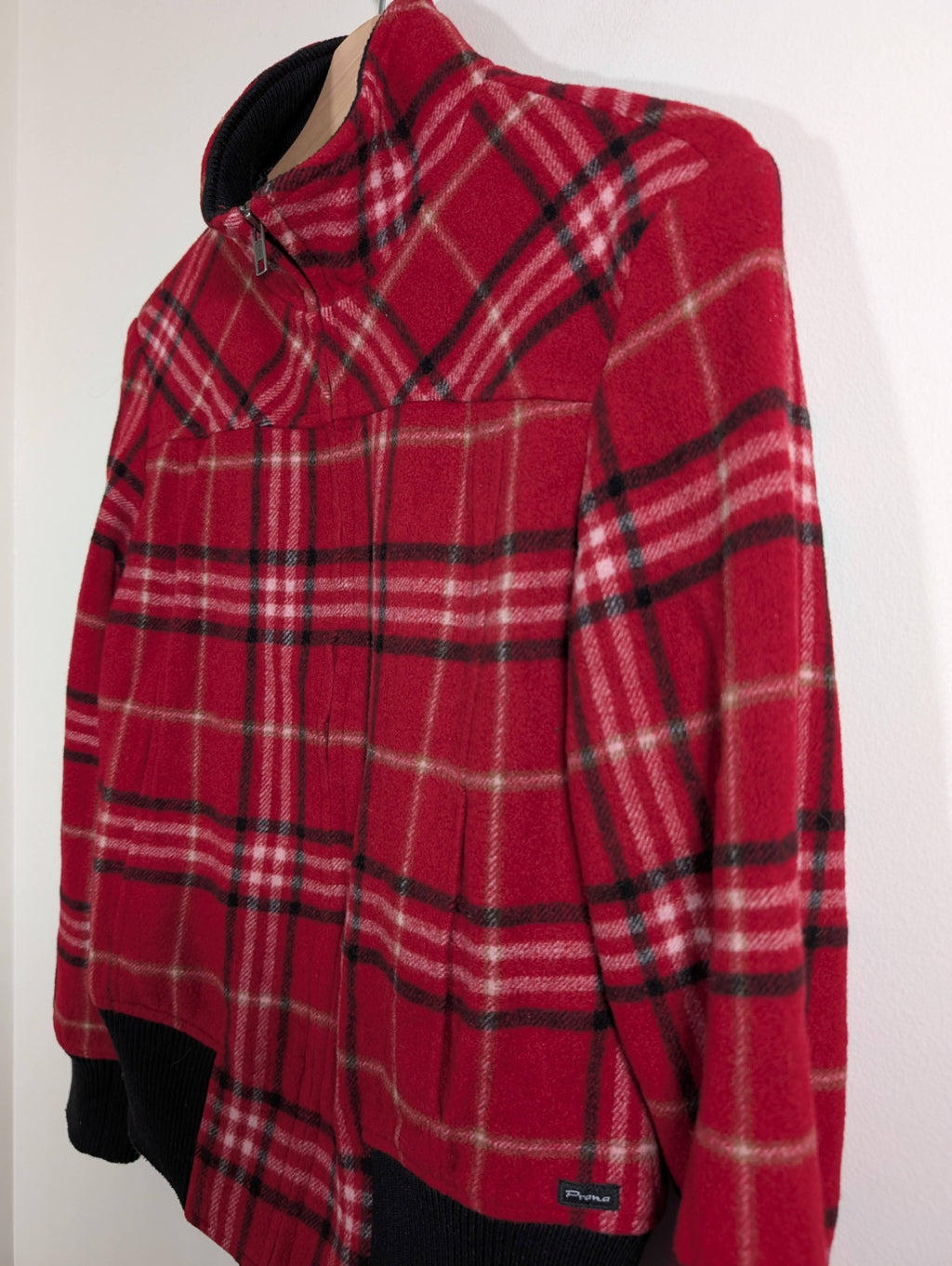 PrAna plaid bomber jacket - Small