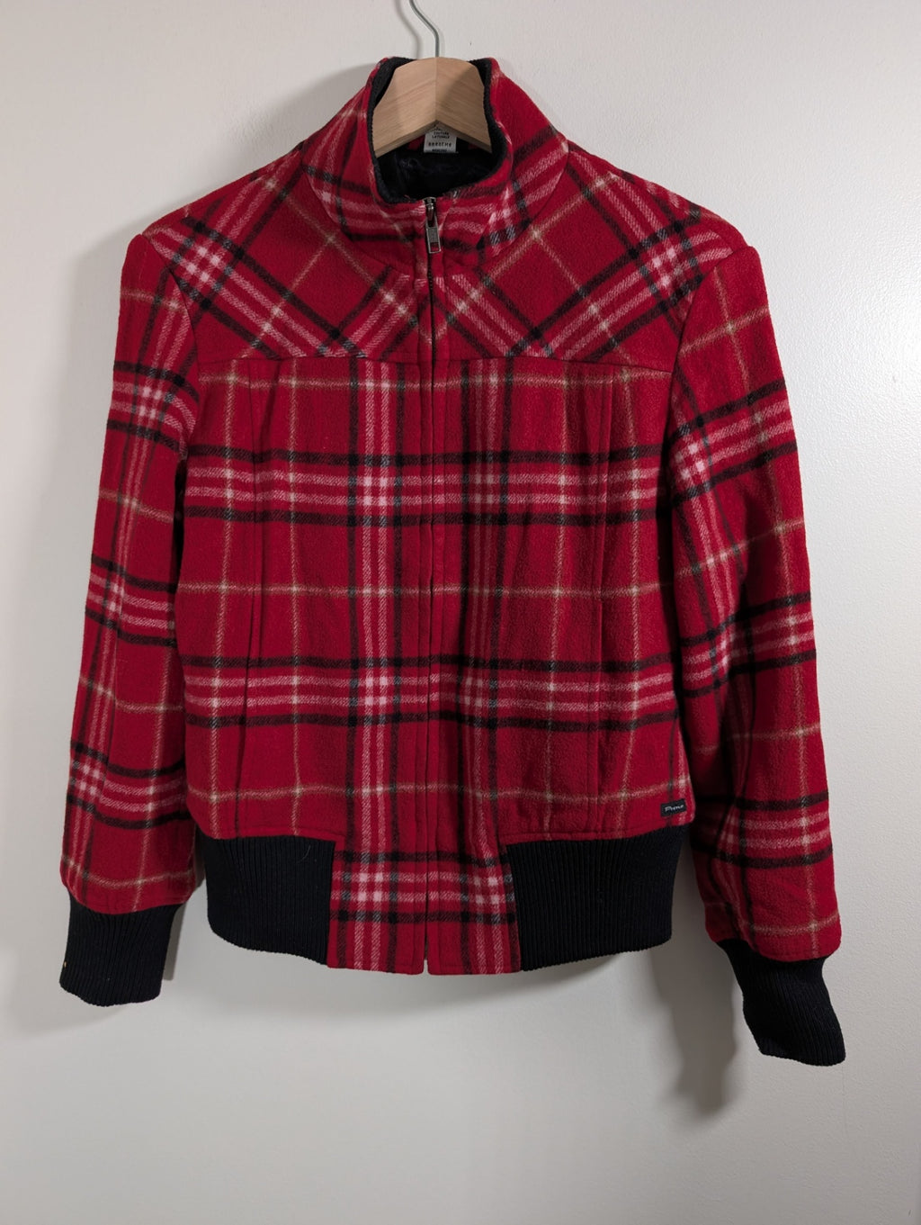 PrAna plaid bomber jacket - Small