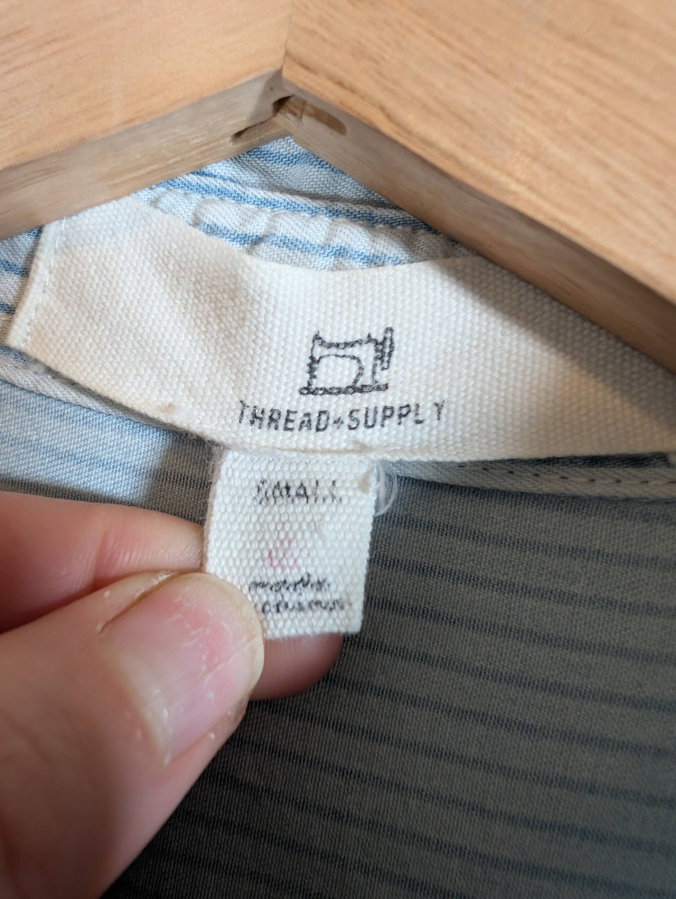 Thread Supply striped long tunic - Small