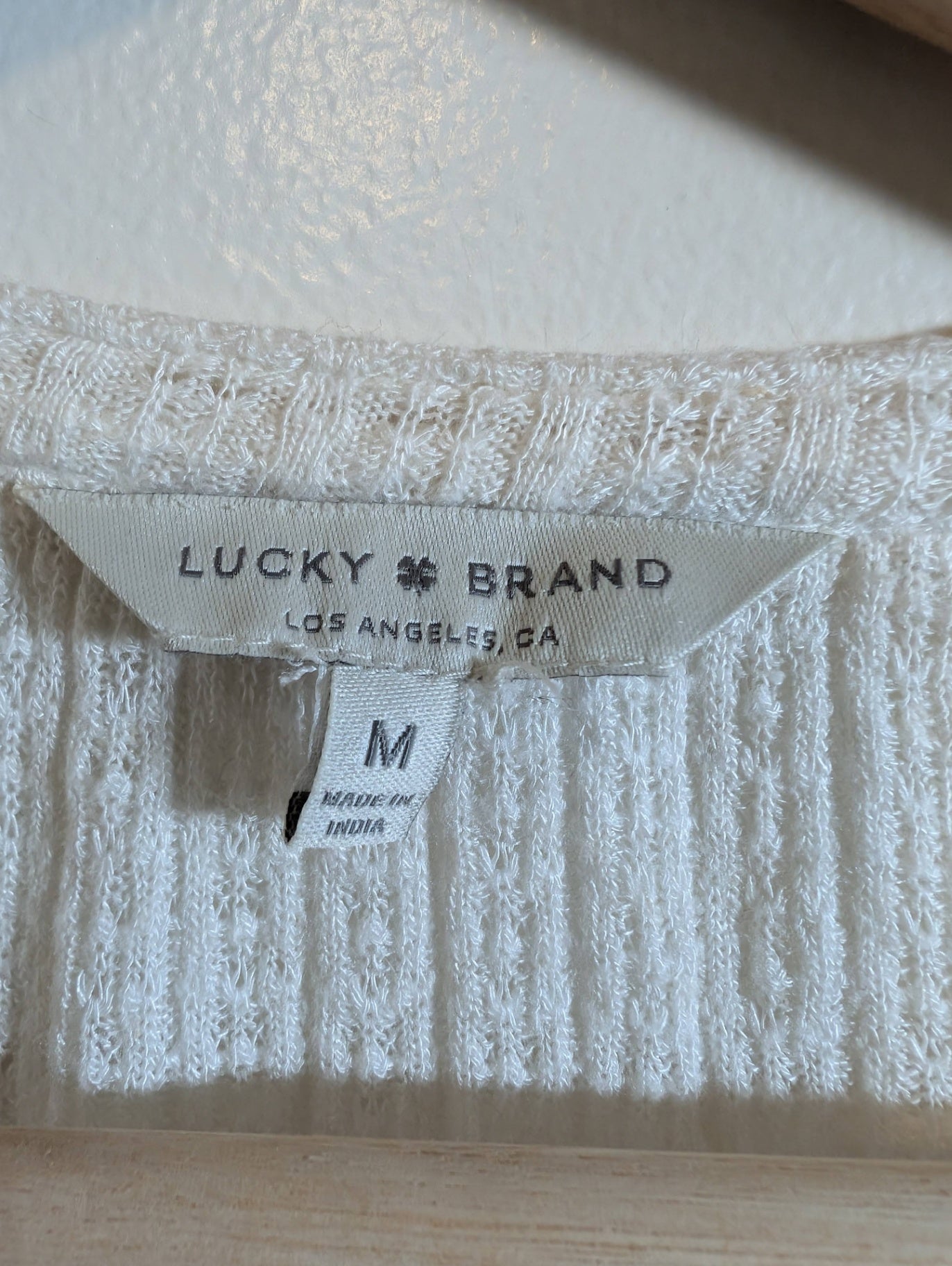 Lucky Brand lace long sleeve blouse - Medium