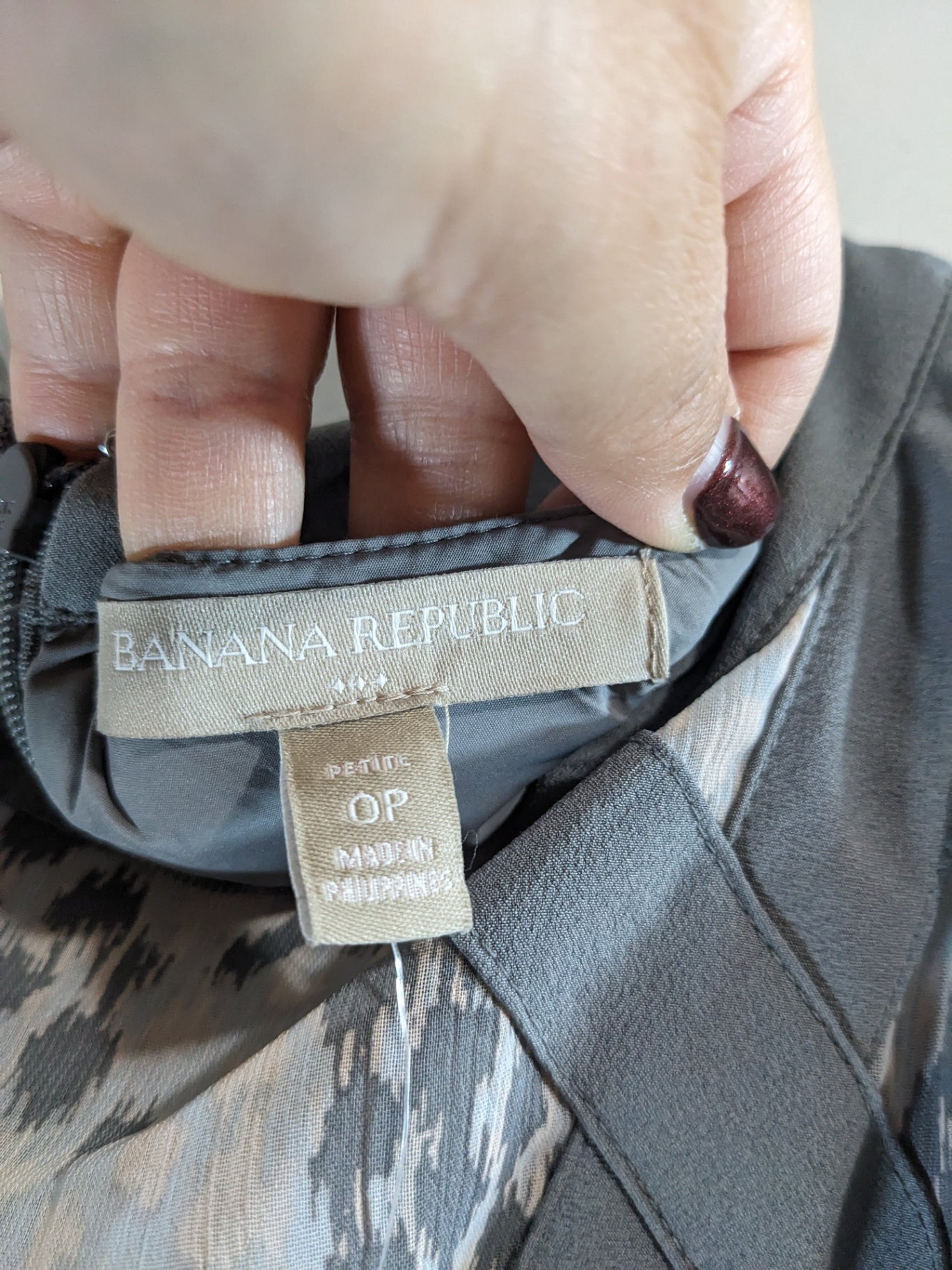 NWT Banana Republic Grey Dress - SZ 0