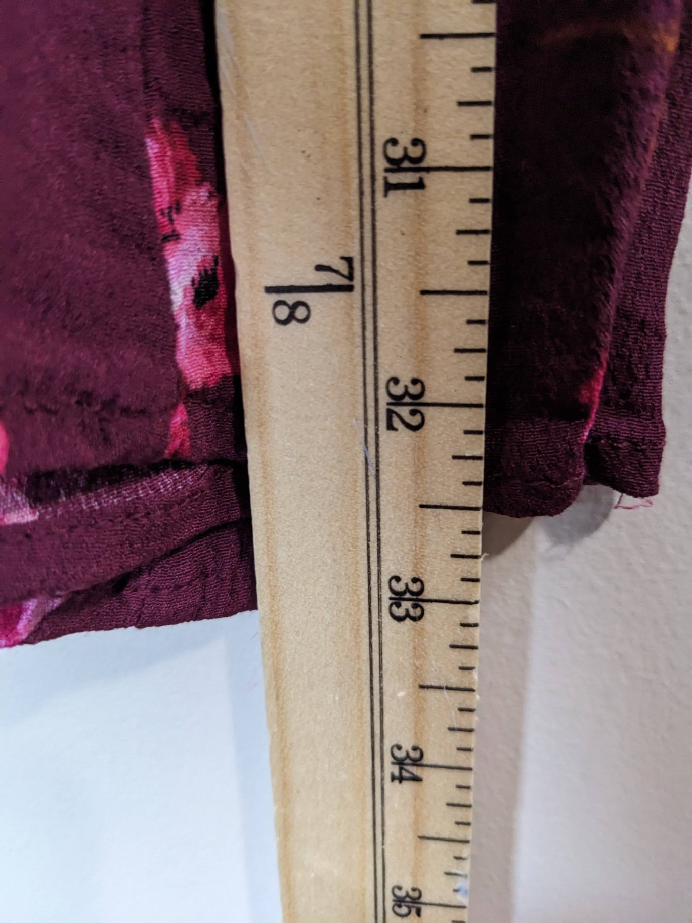 Forever 21 Burgundy Floral Dress - S