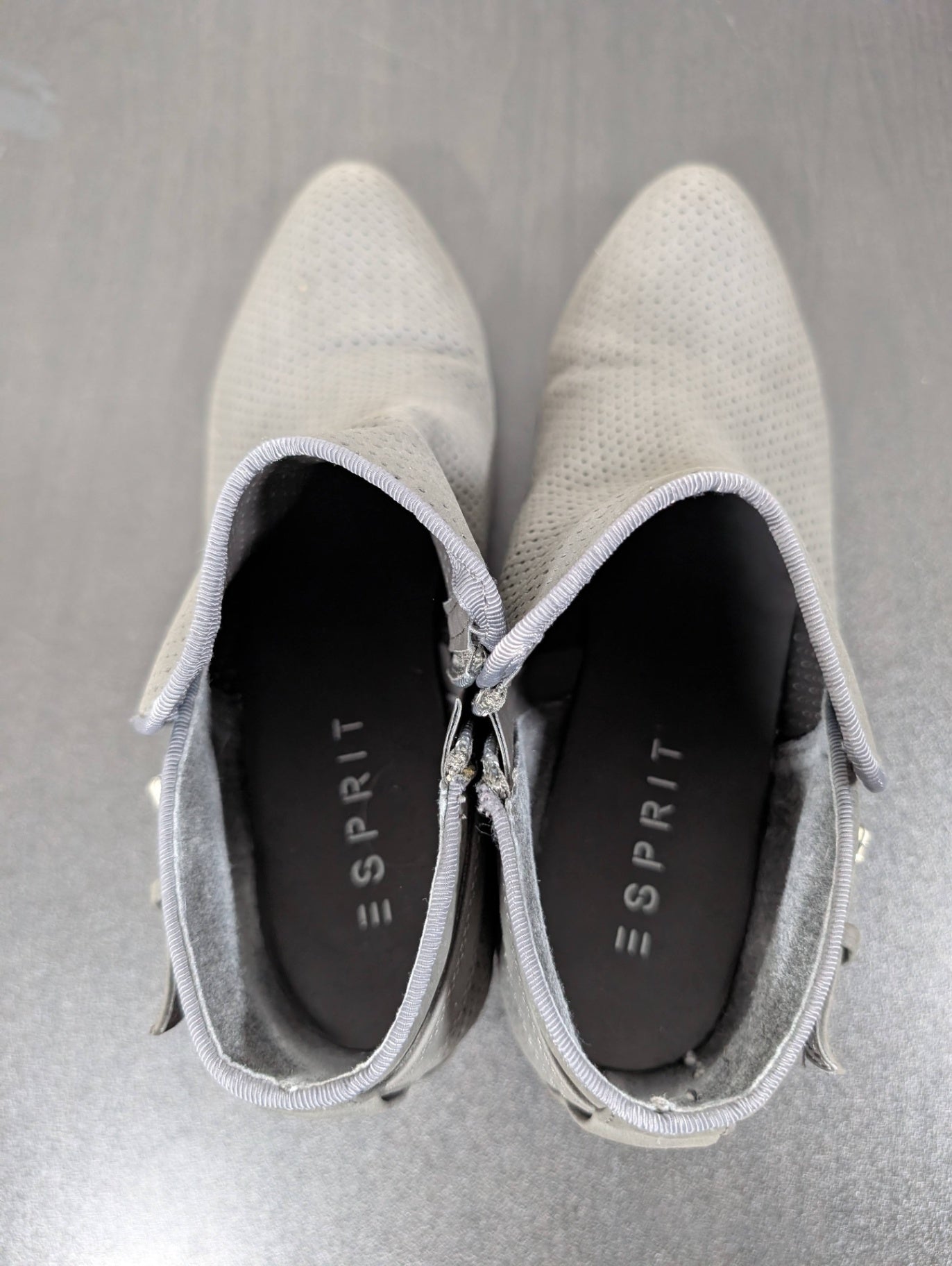 Espirit grey ankle boots - 8.5