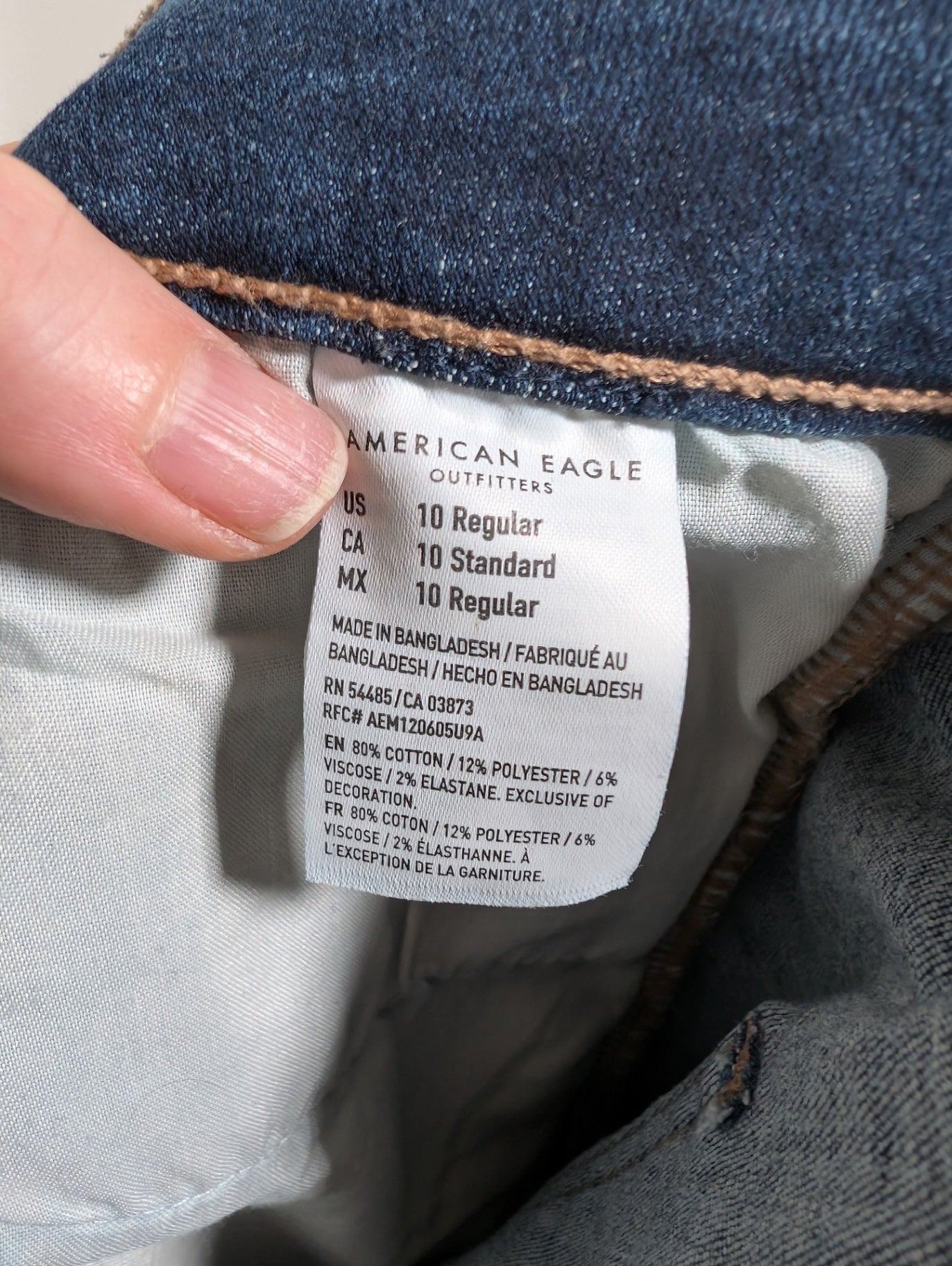 American Eagle next level stretch skinny - SZ 10 regular