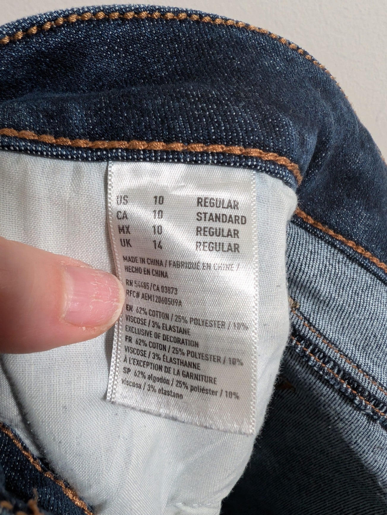 American Eagle super super stretch skinny - SZ 10 regular