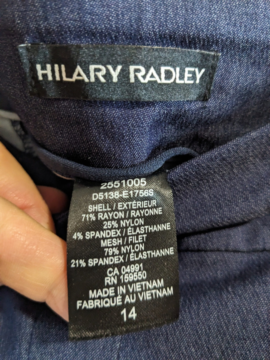 Hilary Radley Blue Shorts - sz 14