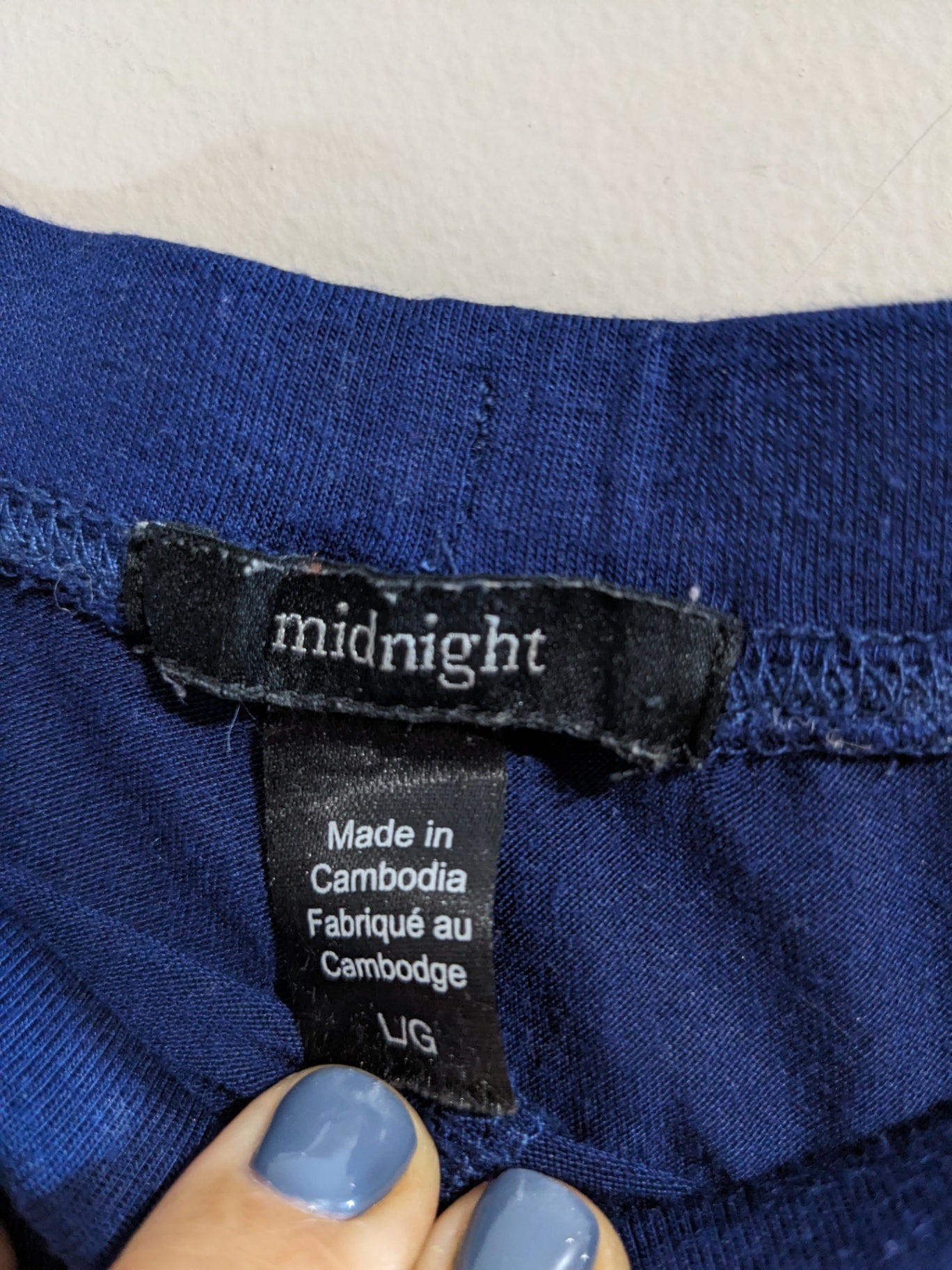 Midnight Navy Pajama Set - L