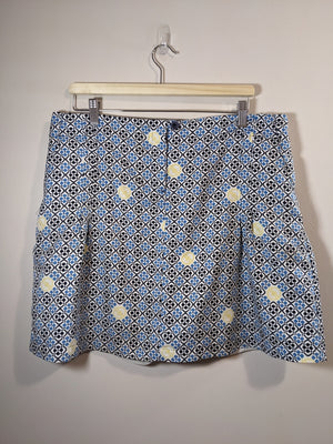 Vuarnet White & Blue Skort - sz 14