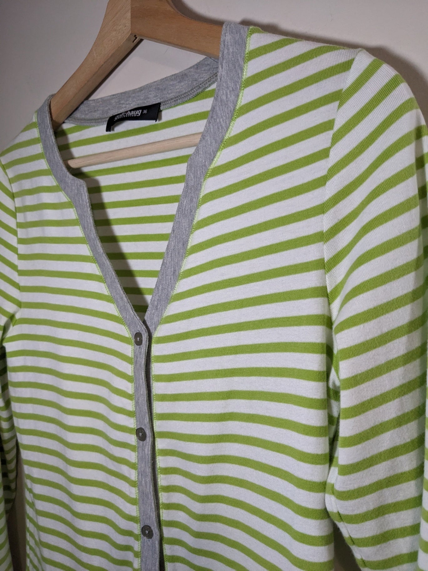 gollehaug striped cardigan - sz 36