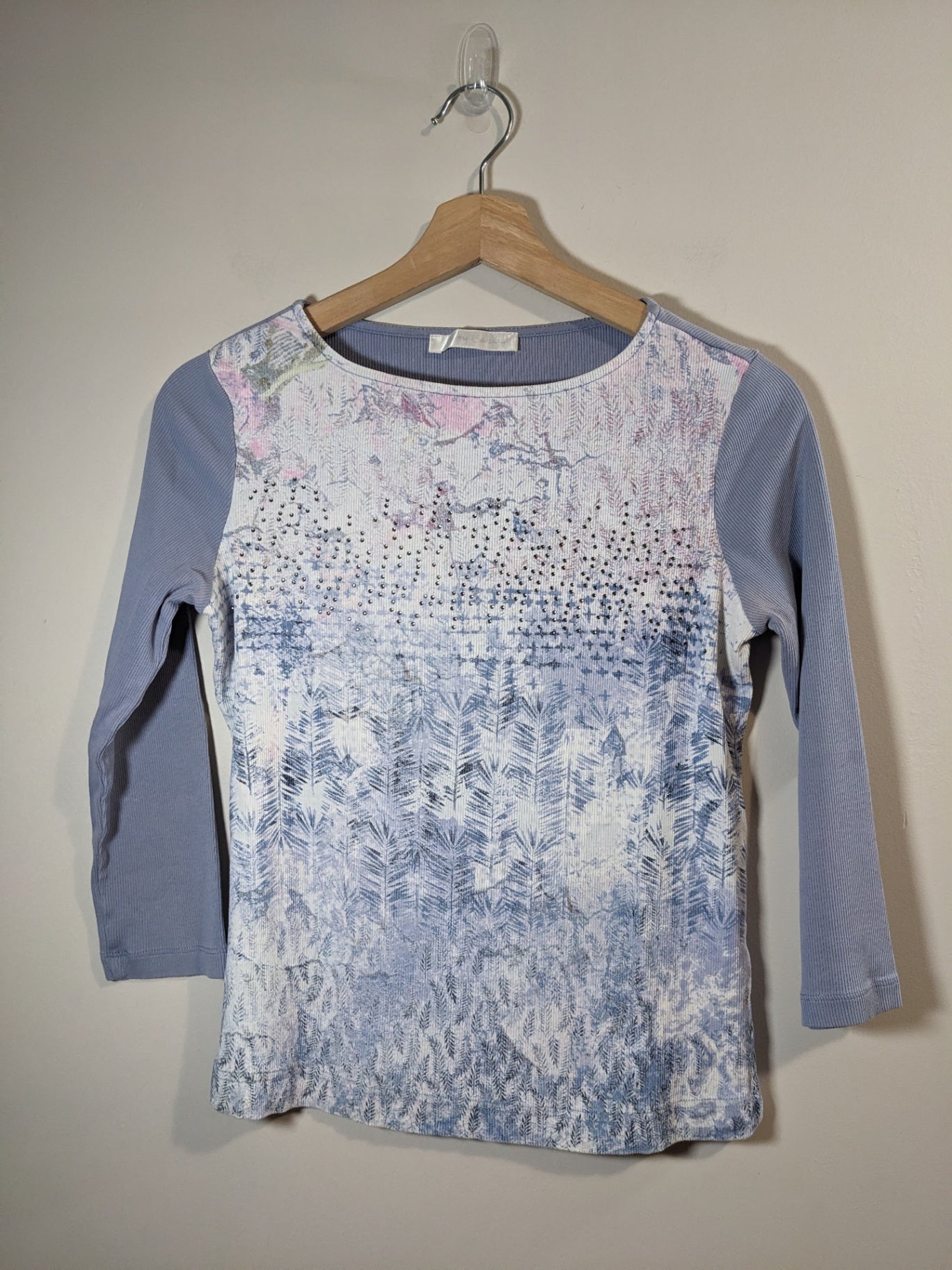 Betty Barclay blue 3/4 sleeve - appears small