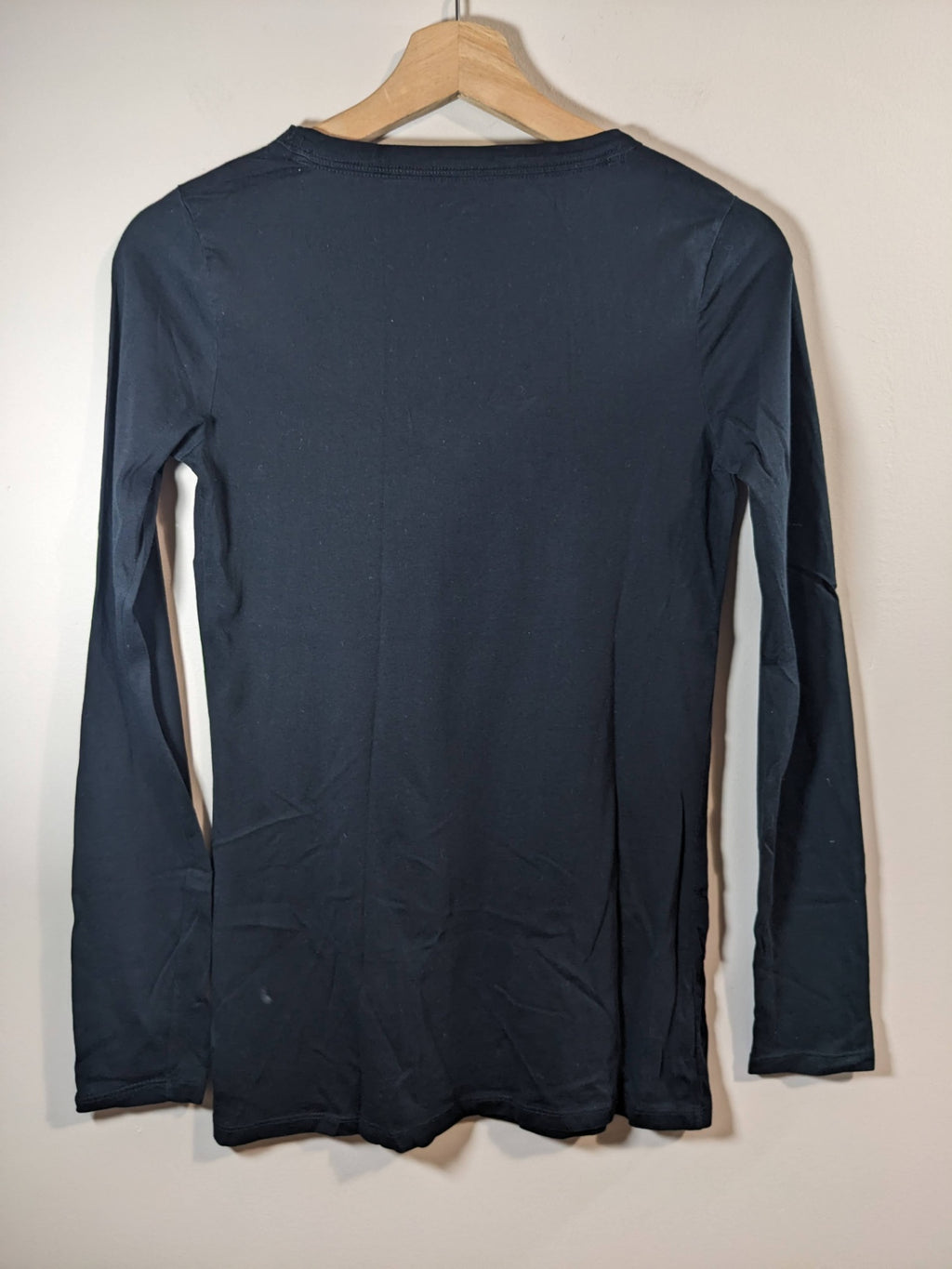 Gap round neck black long sleeve - S