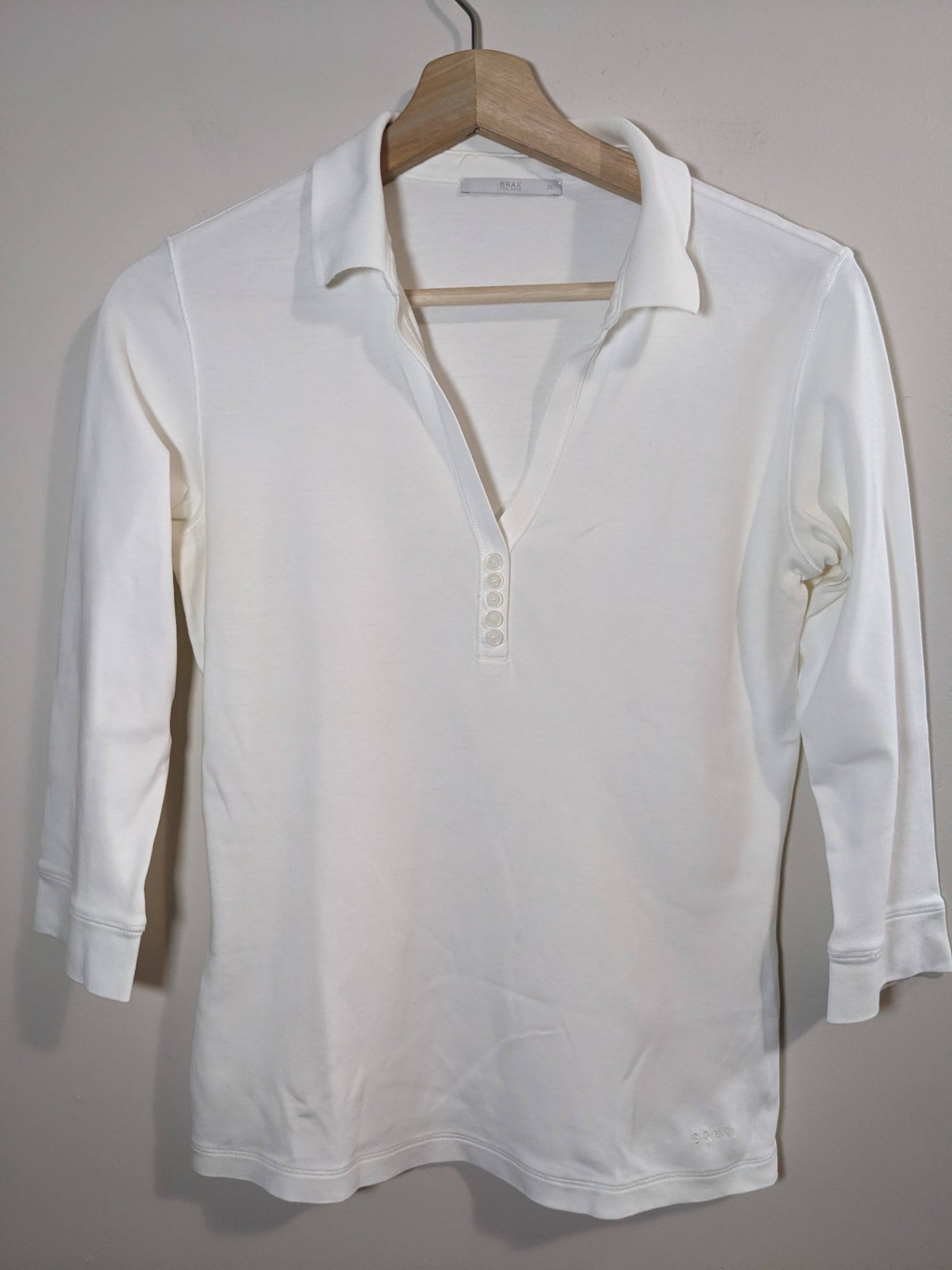 Brax white collar shirt - sz 36