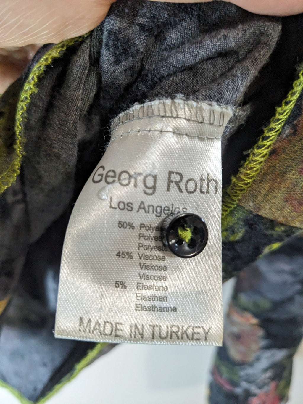Georg Roth Floral Button Down - appears medium