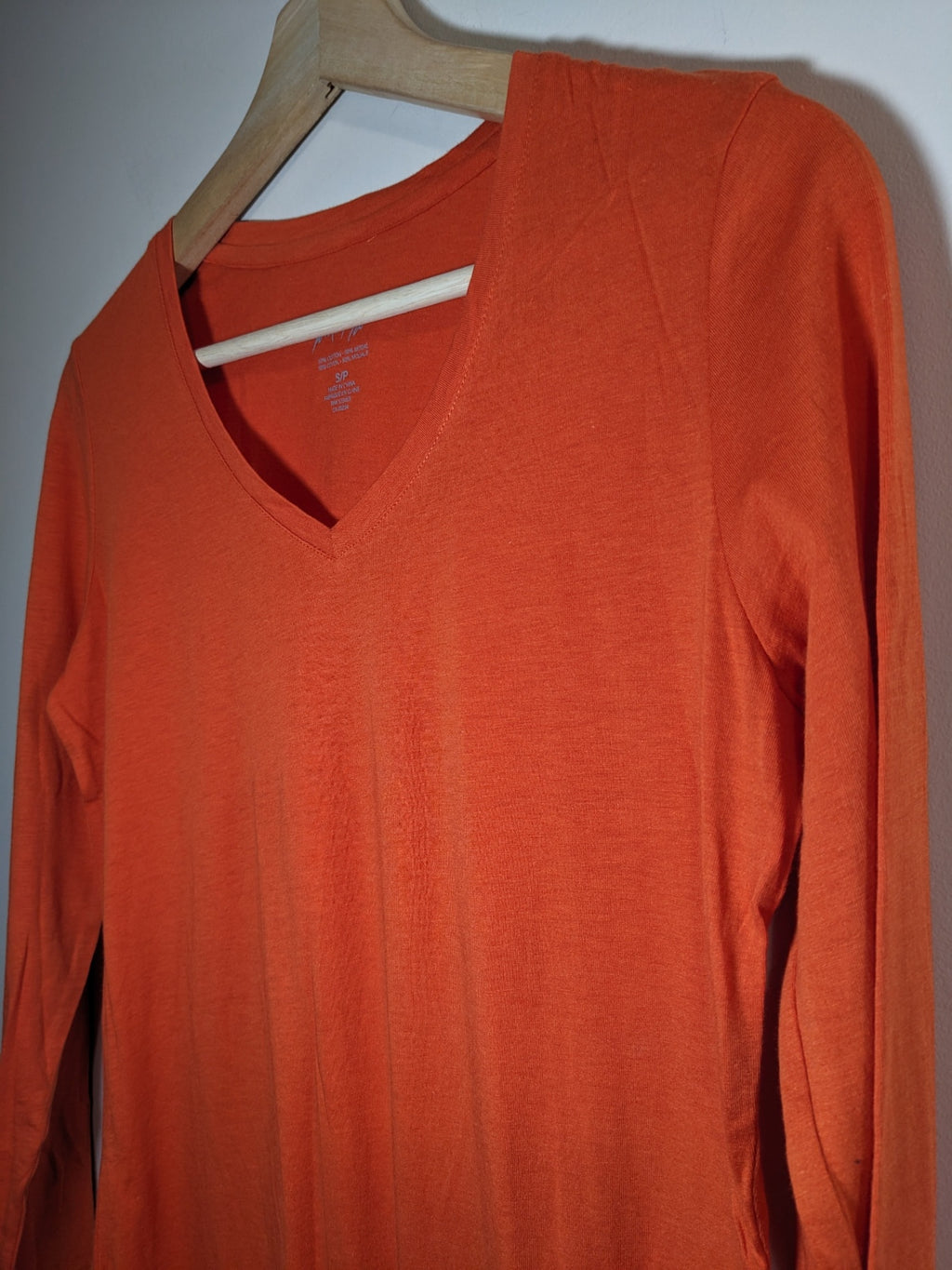Lord & Taylor Orange Long Sleeve - S