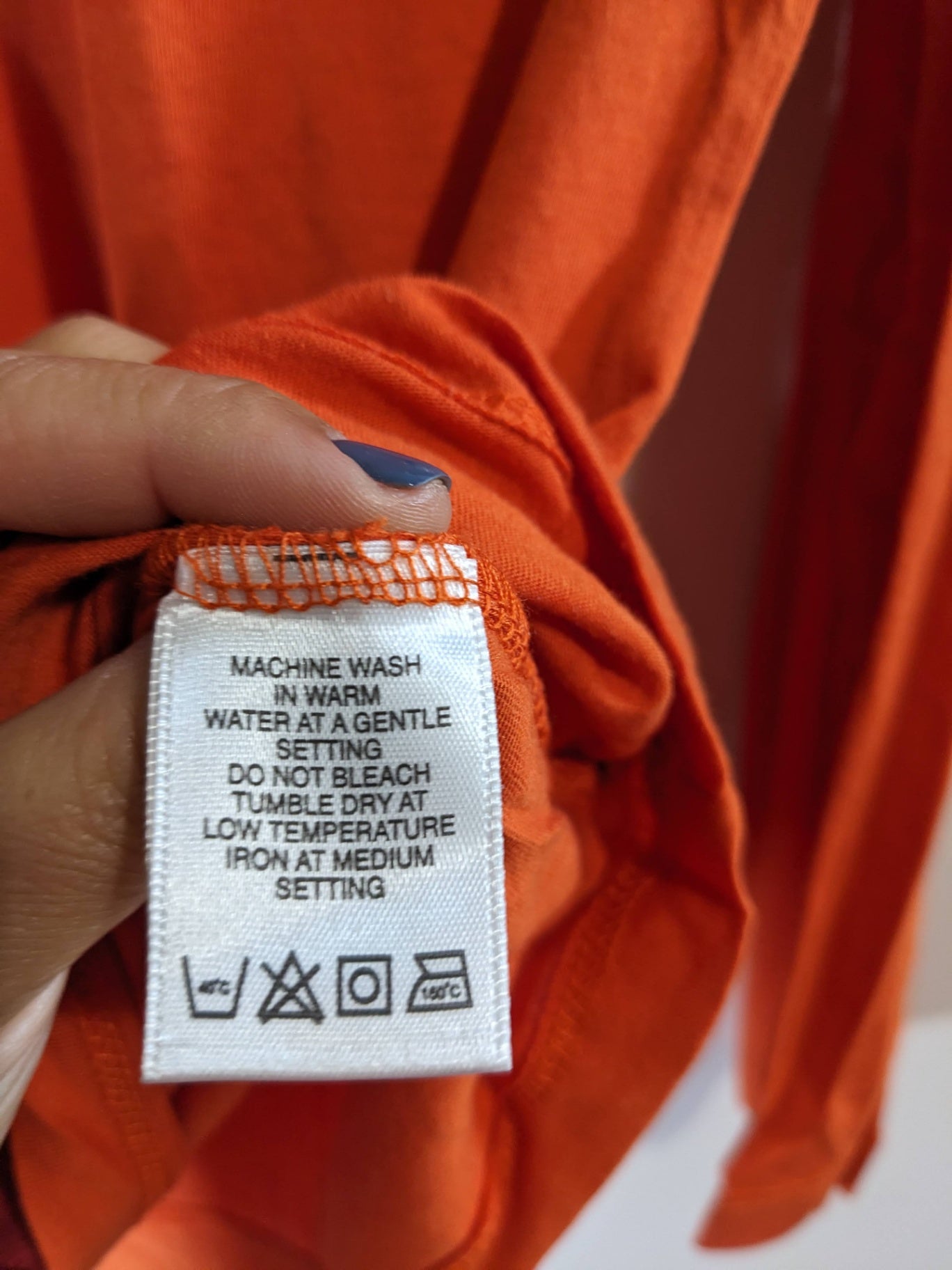 Lord & Taylor Orange Long Sleeve - S