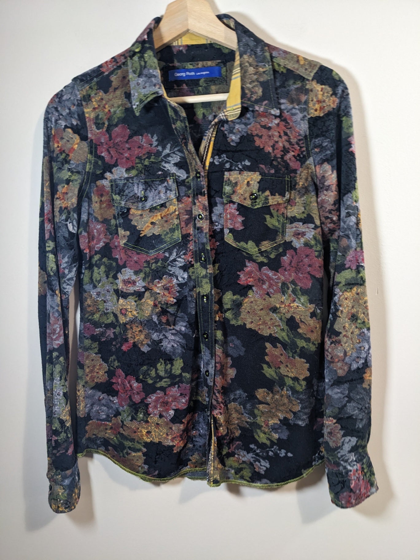 Georg Roth Floral Button Down - appears medium