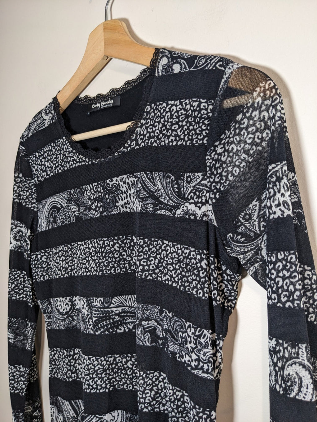Betty Barclay striped long sleeve - appears small