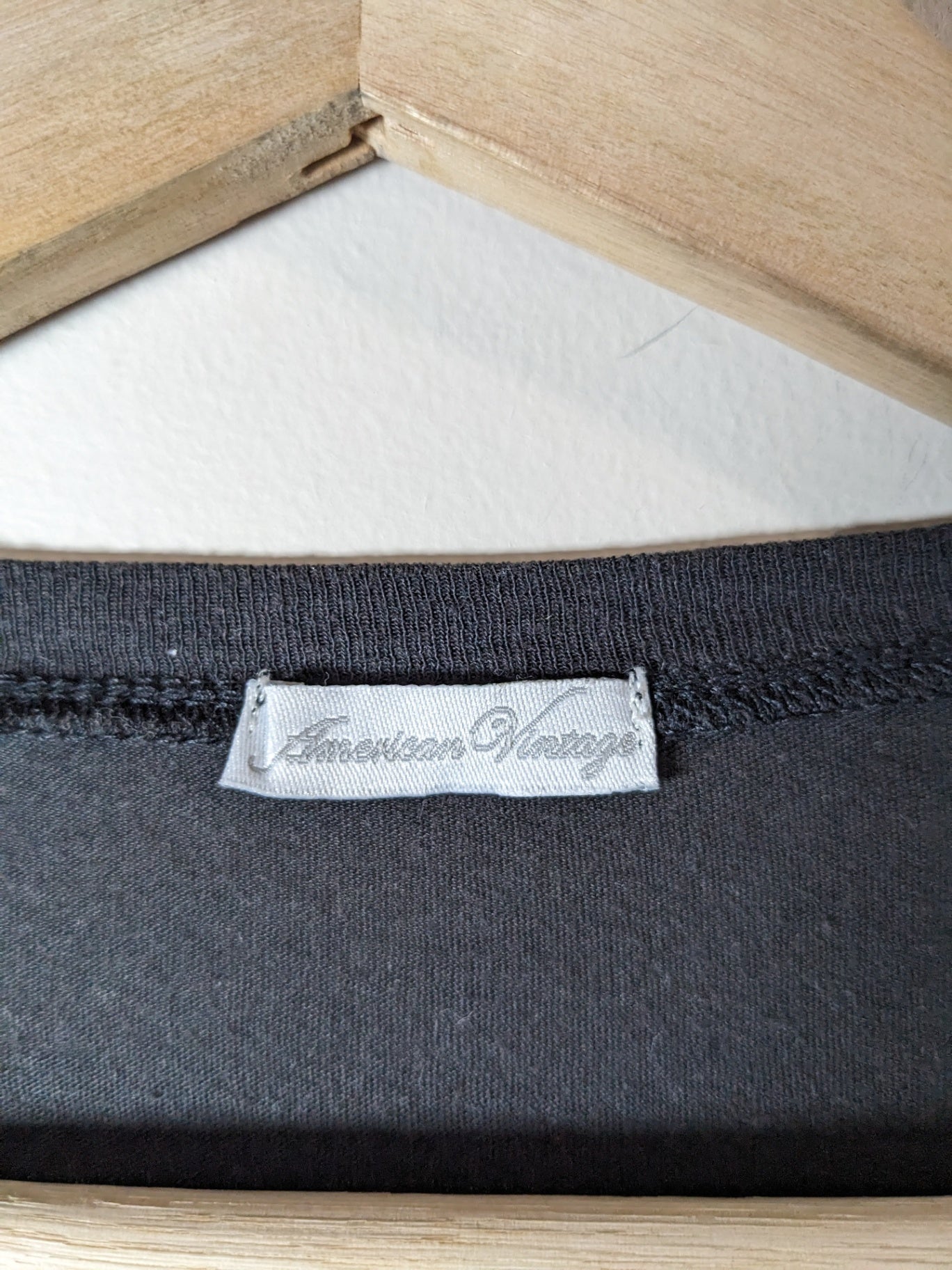 American Vintage Black Long Sleeve - S