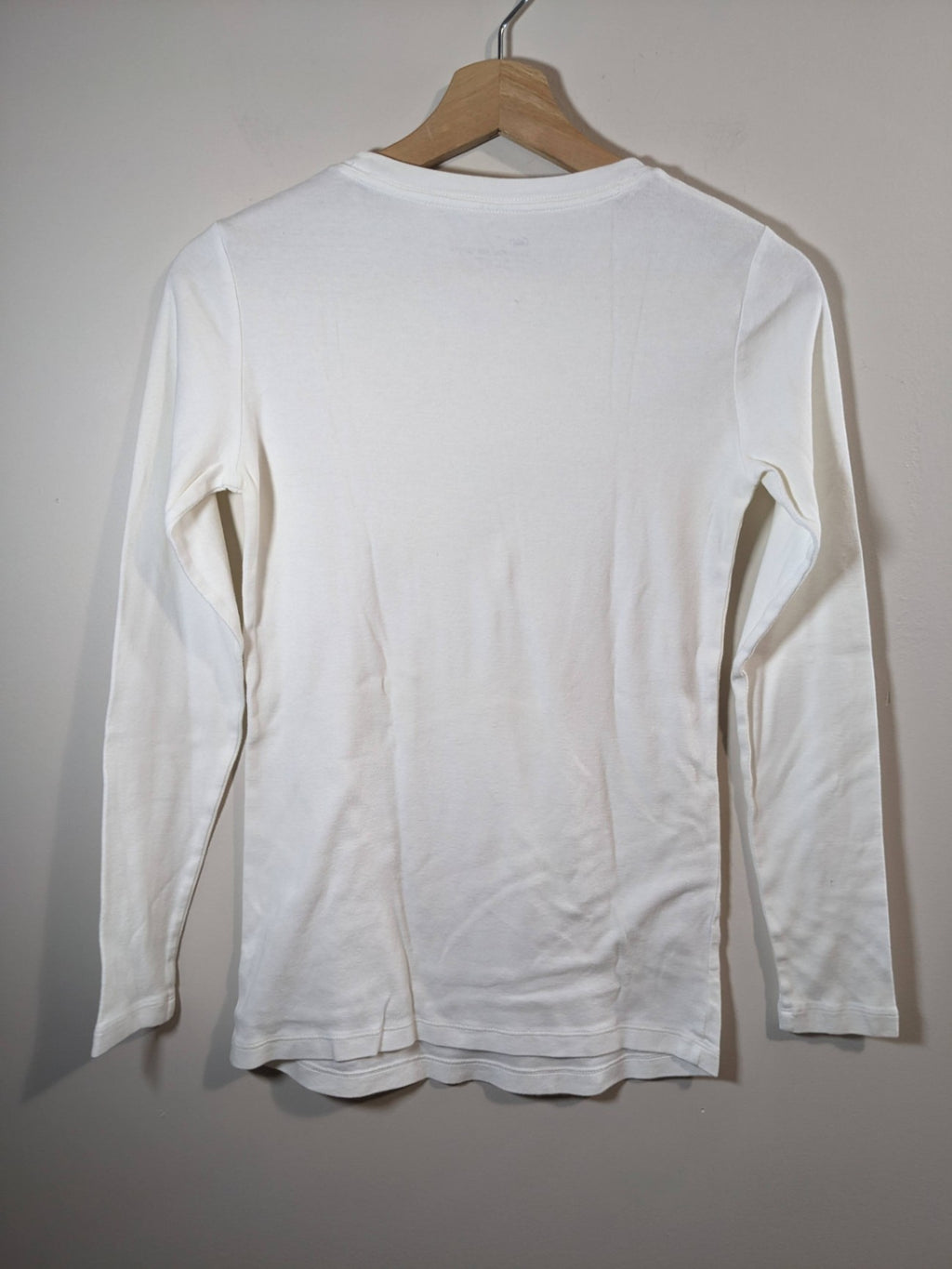 Gap white favourite crewneck - S