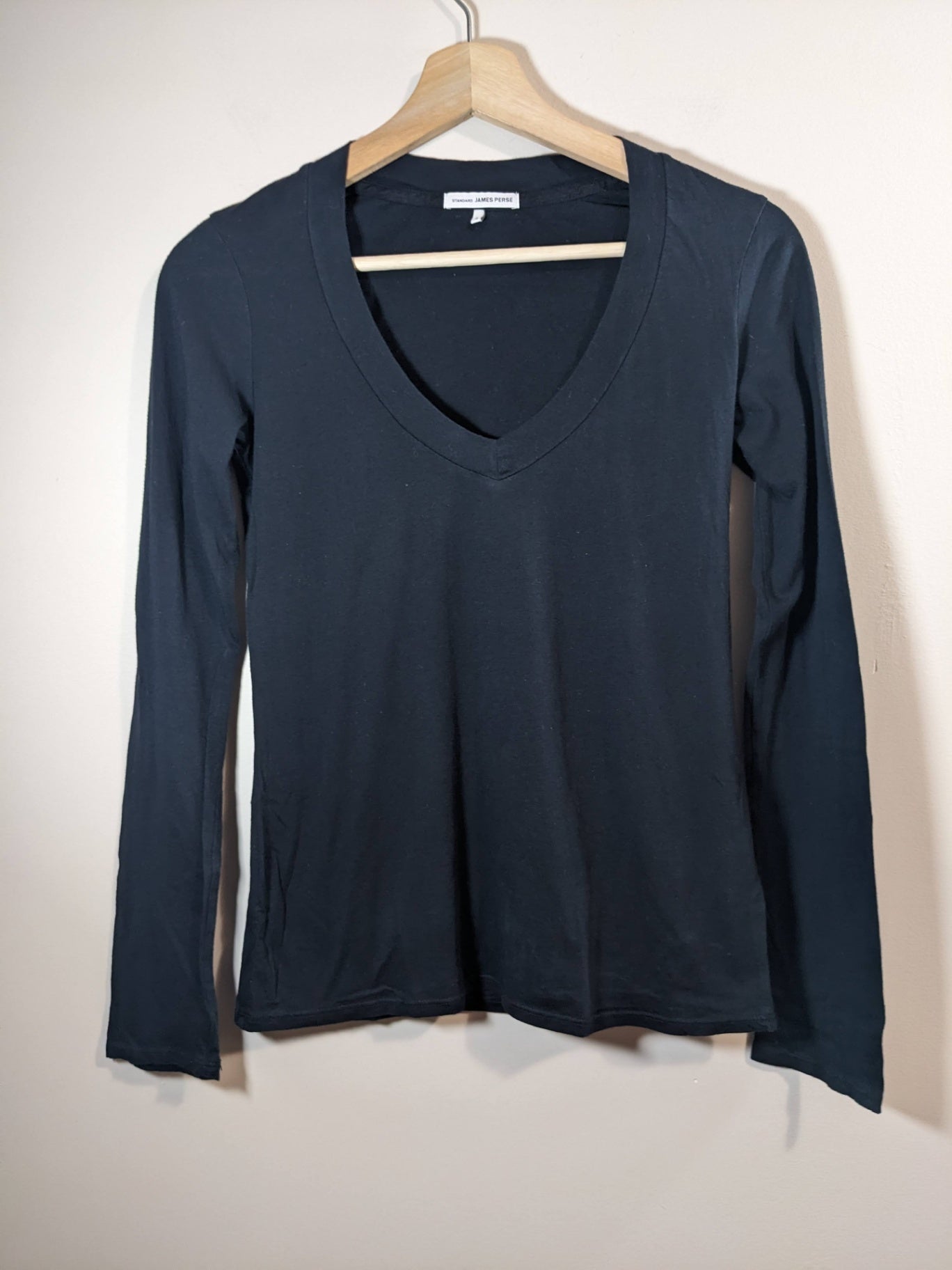 James Perse Black Long Sleeve - sz 1