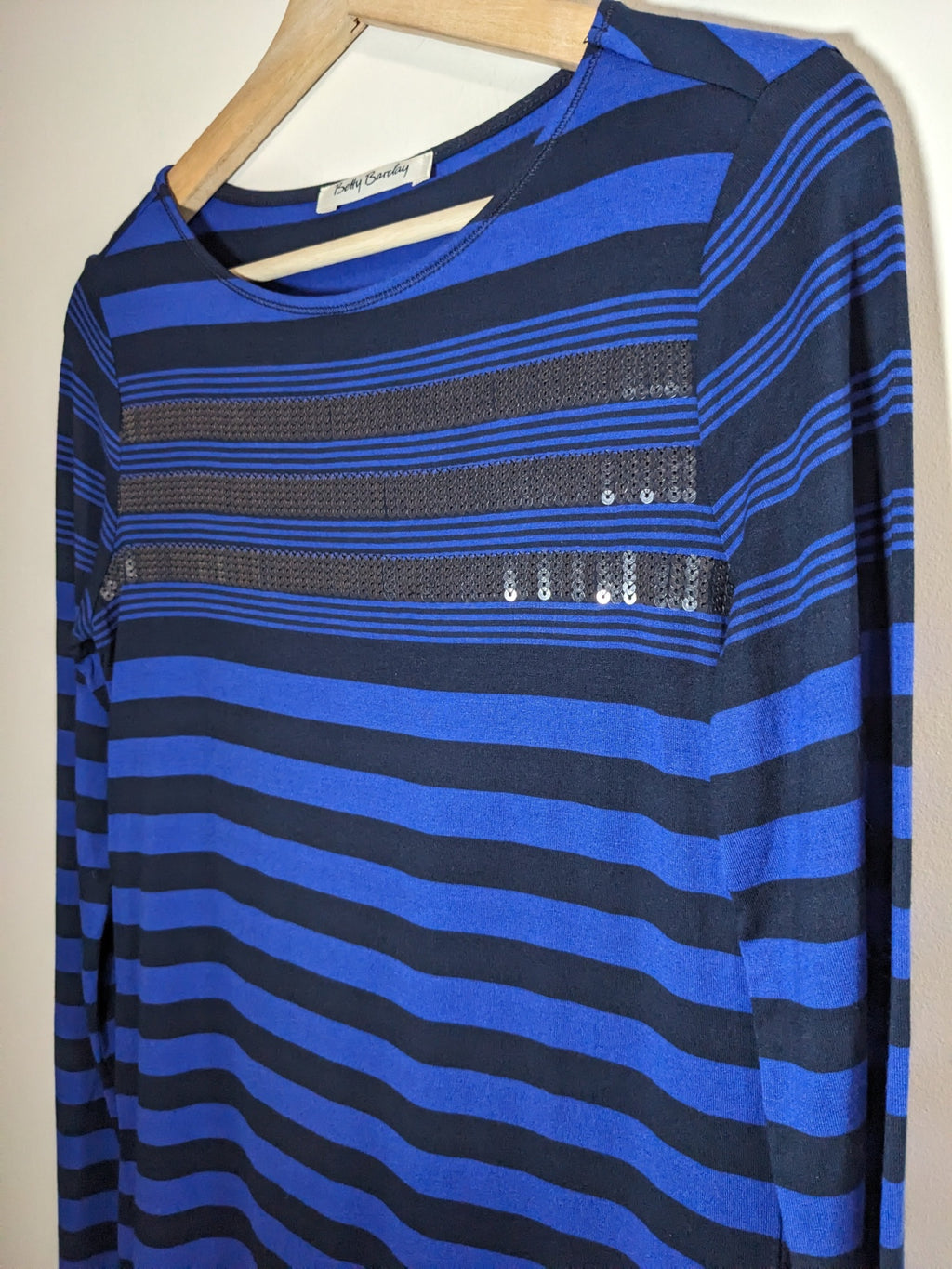 Betty Barclay striped long sleeve - appears small