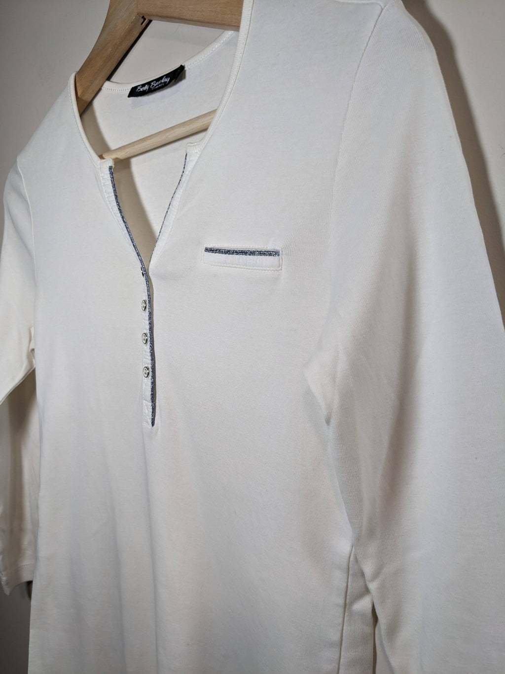 Betty Barclay white 3/4 sleeve - sz 4