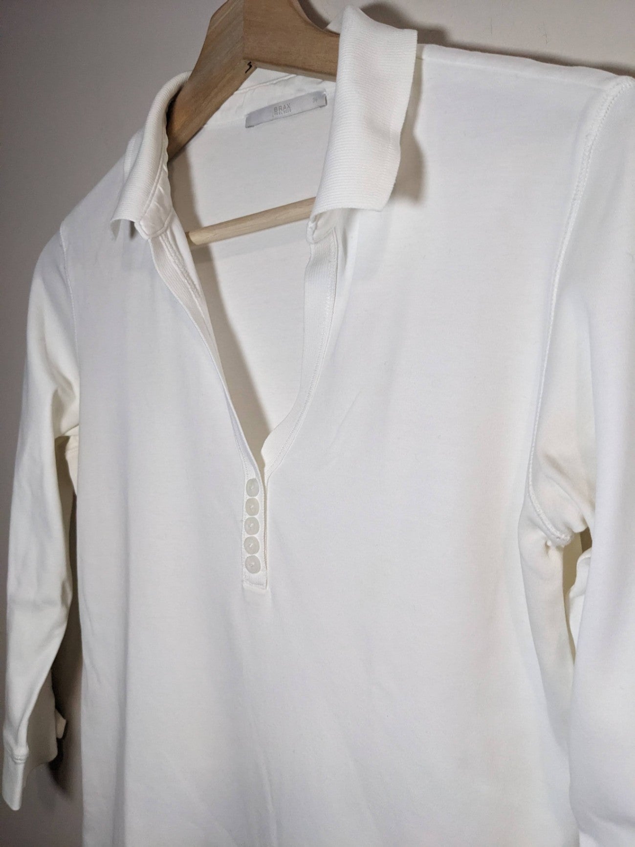 Brax white collar shirt - sz 36