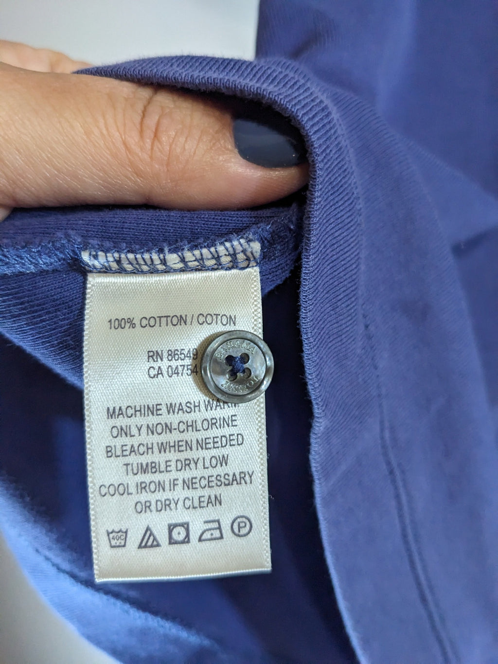 Tommy Bahama Blue T-Shirt - XS