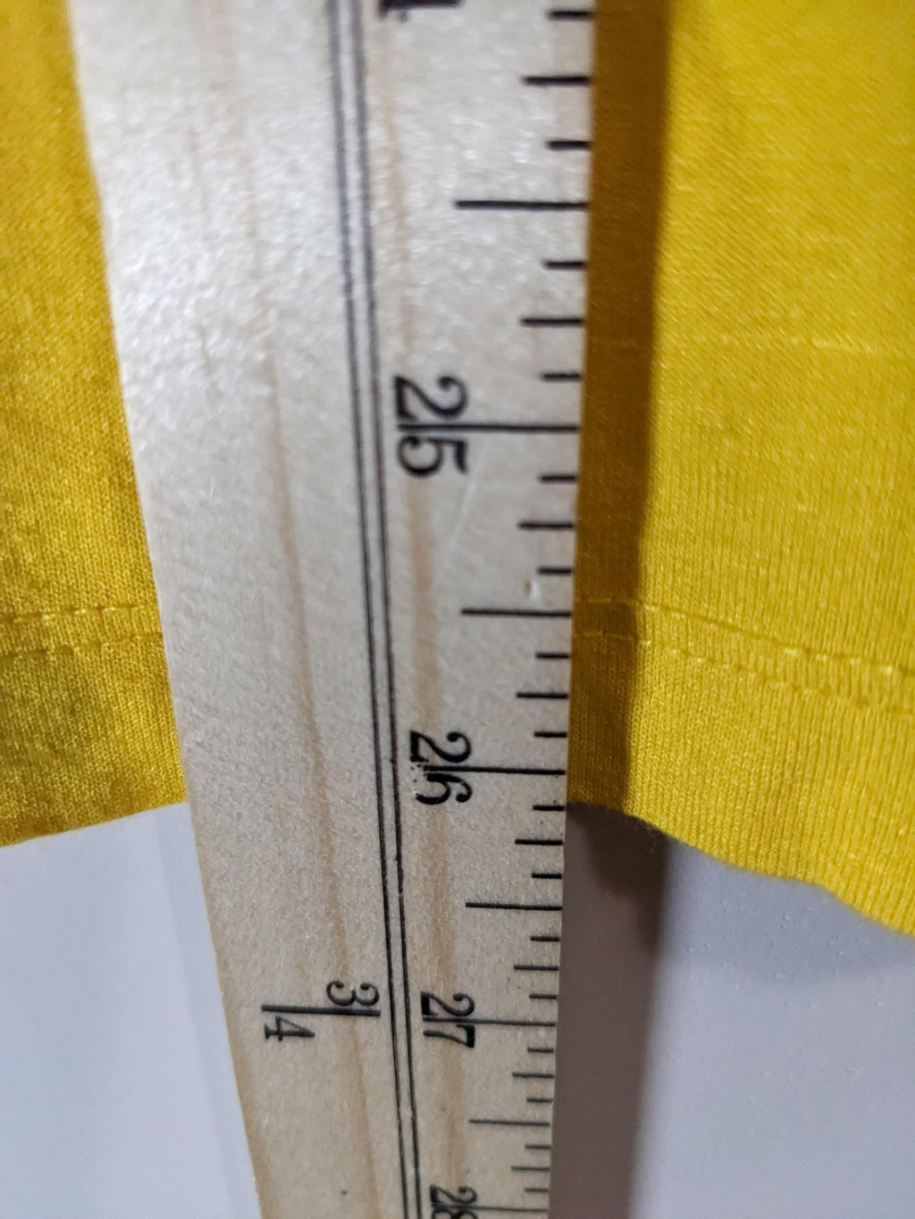 SAOPAULO yellow graphic t-shirt - sz 34 small