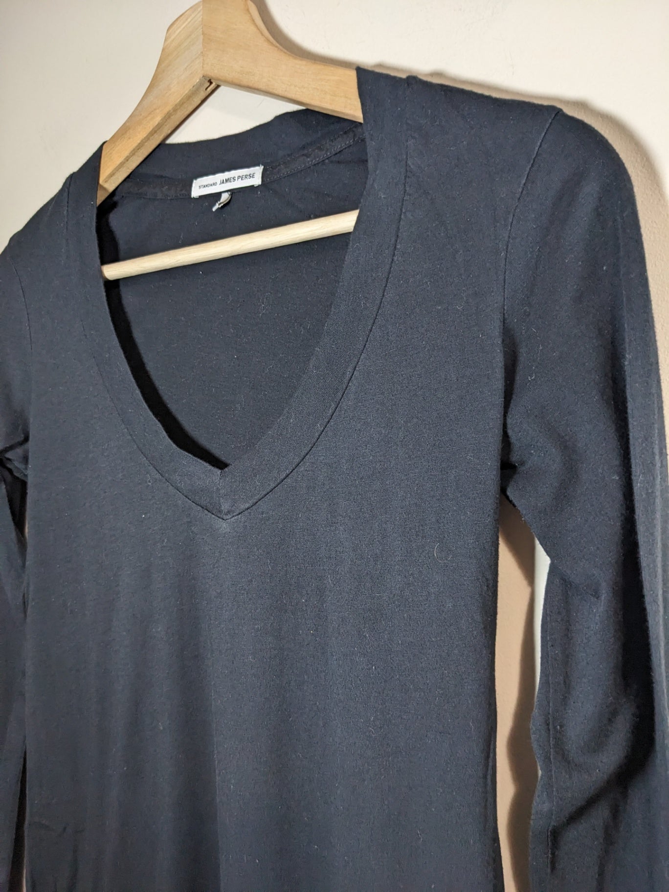 James Perse Black Long Sleeve - sz 1