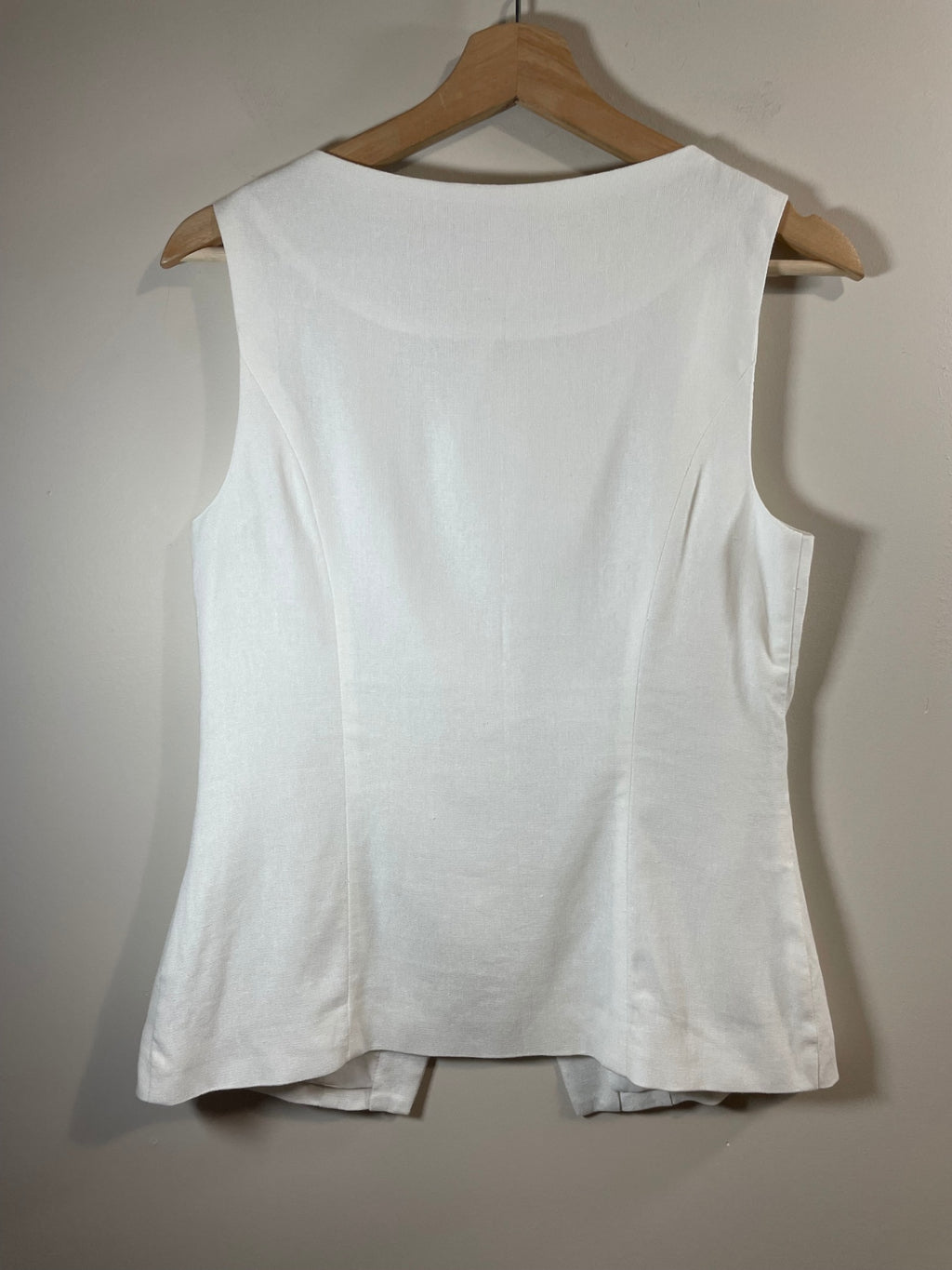 NWT Monteau Linen Vest - M