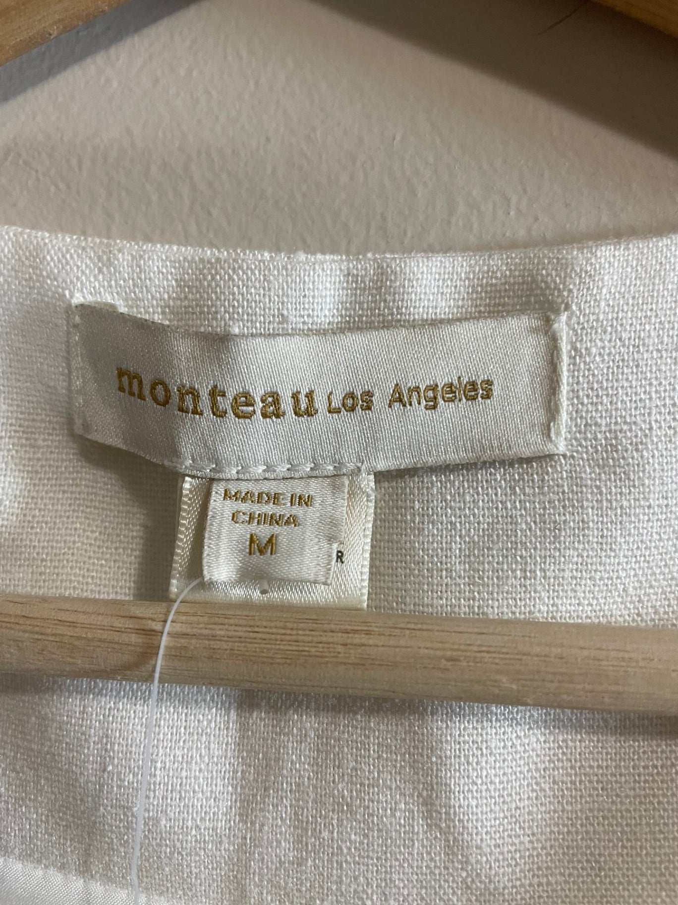 NWT Monteau Linen Vest - M