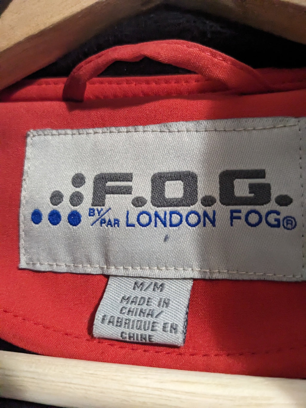 F.O.G. by London Fog Red Jacket - M