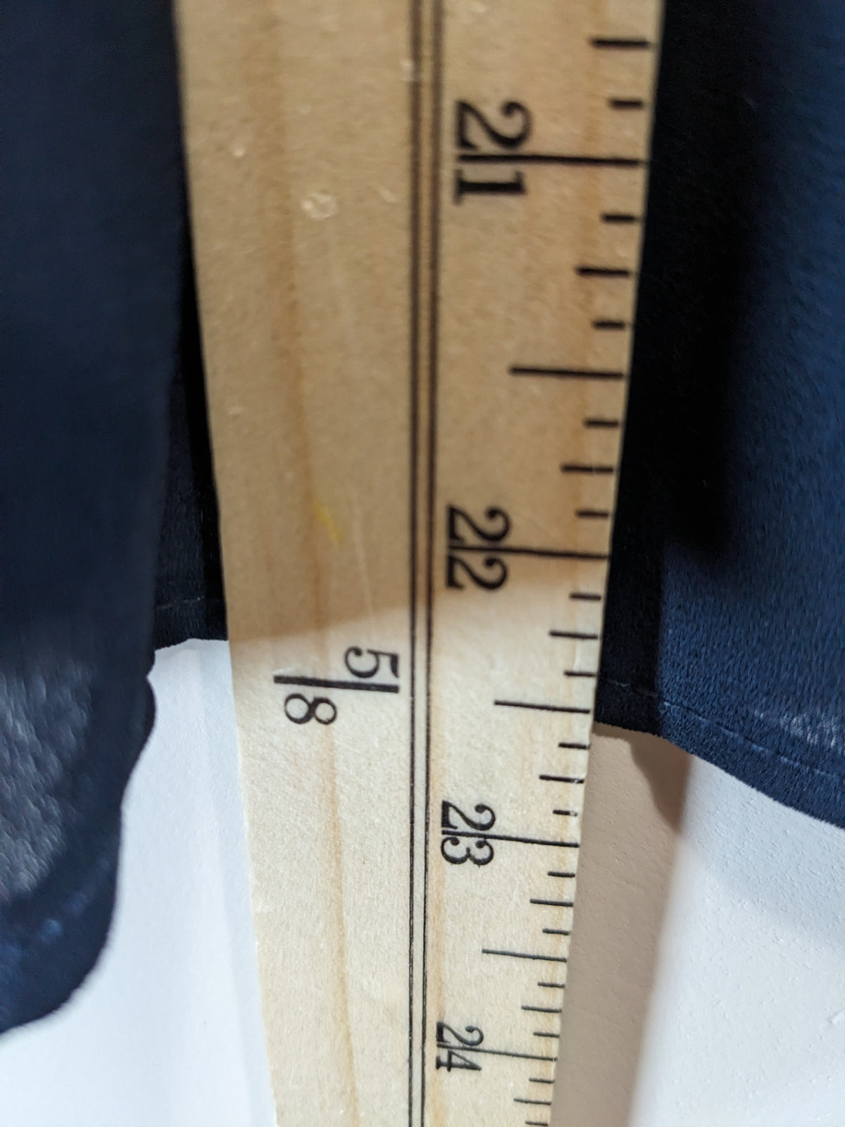 Ricki's Navy V-Neck Blouse - M