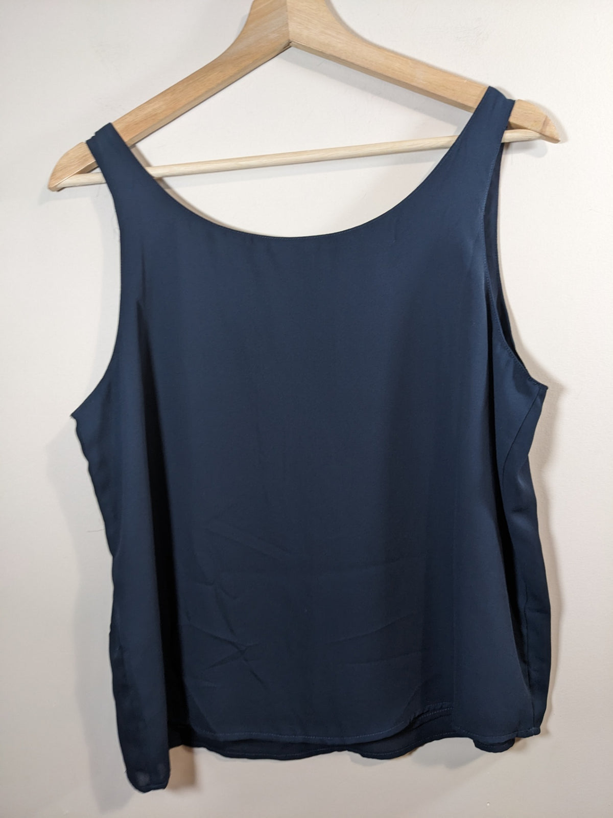 Ricki's Navy V-Neck Blouse - M