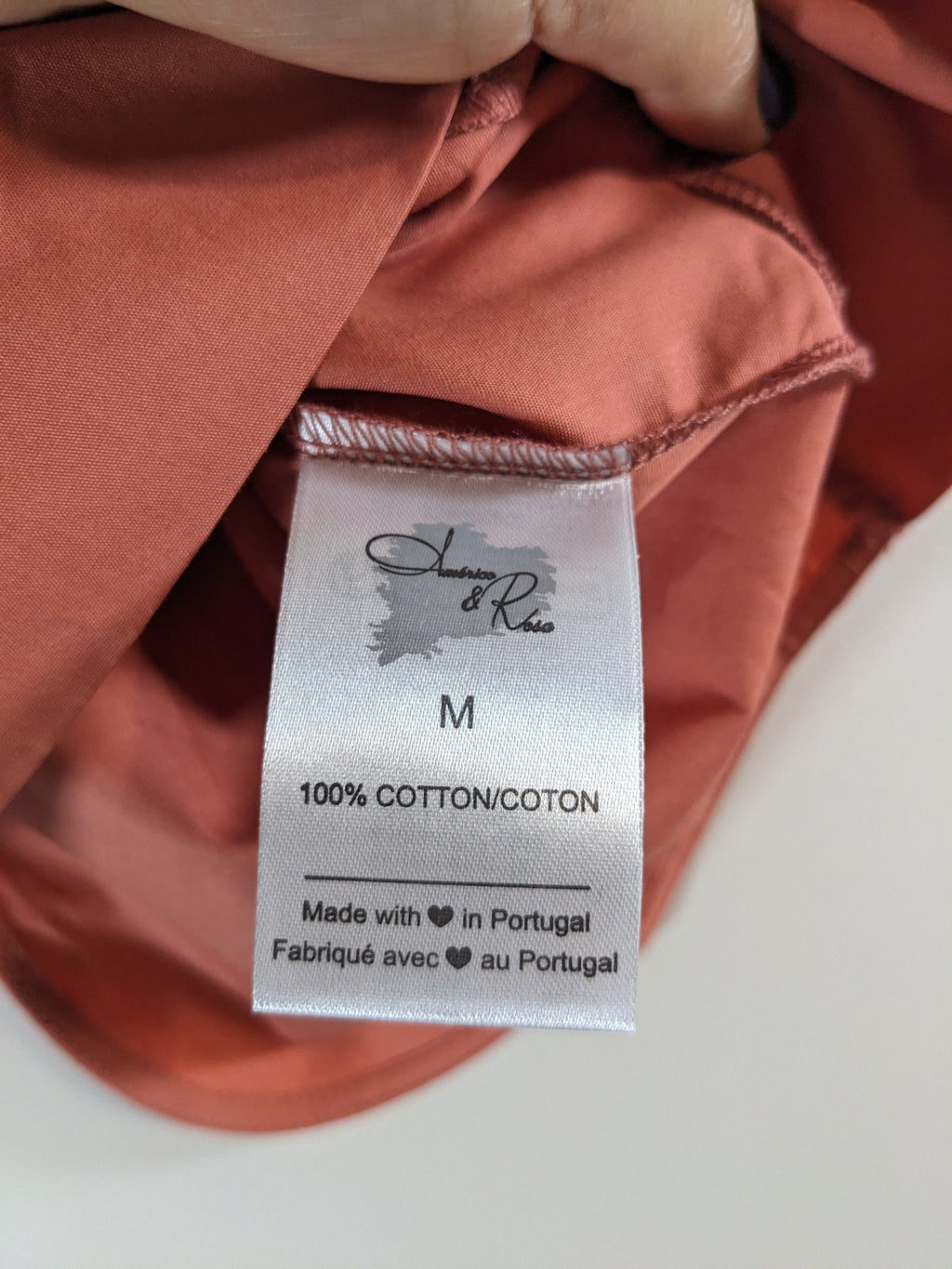 NWT Americo Rosa Coral Tie Crop Blouse - M