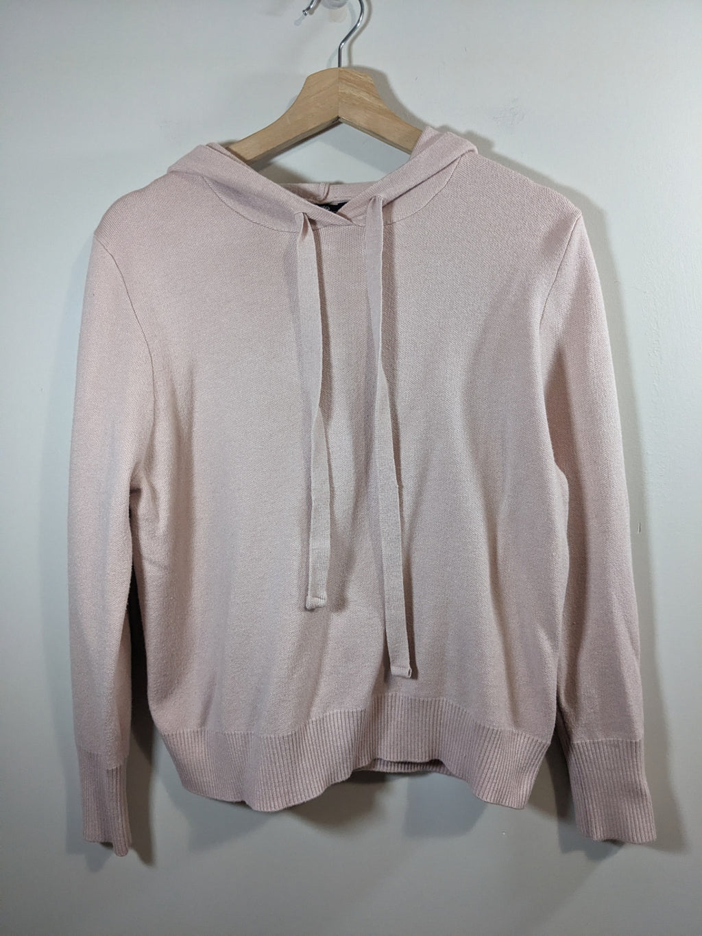 George Pink Knit Hoodie - L