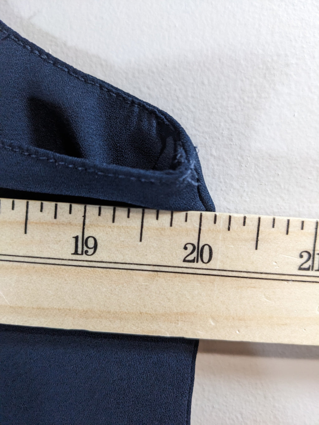 Ricki's Navy V-Neck Blouse - M