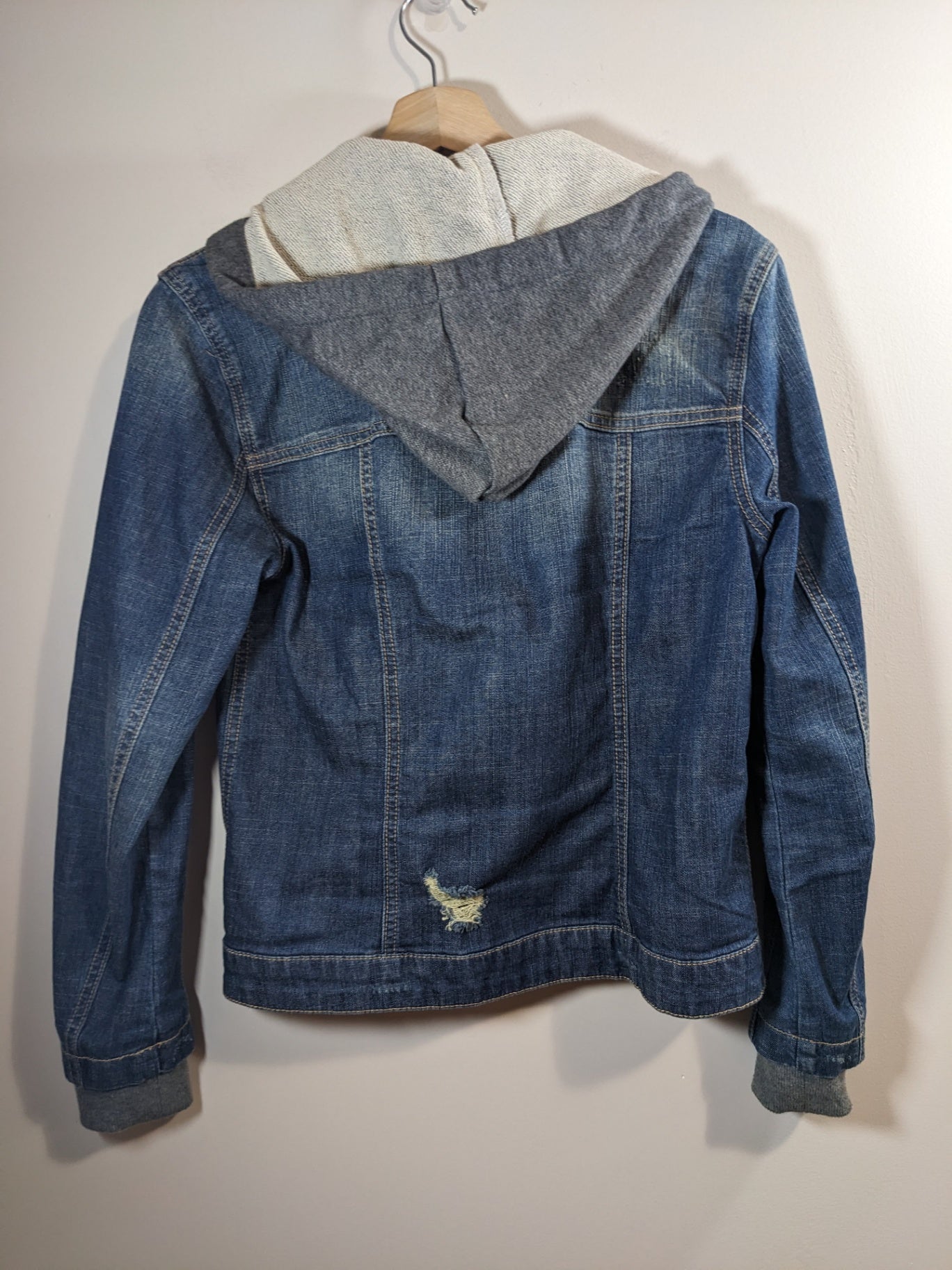 Guess Denim Hooded Jacket - M