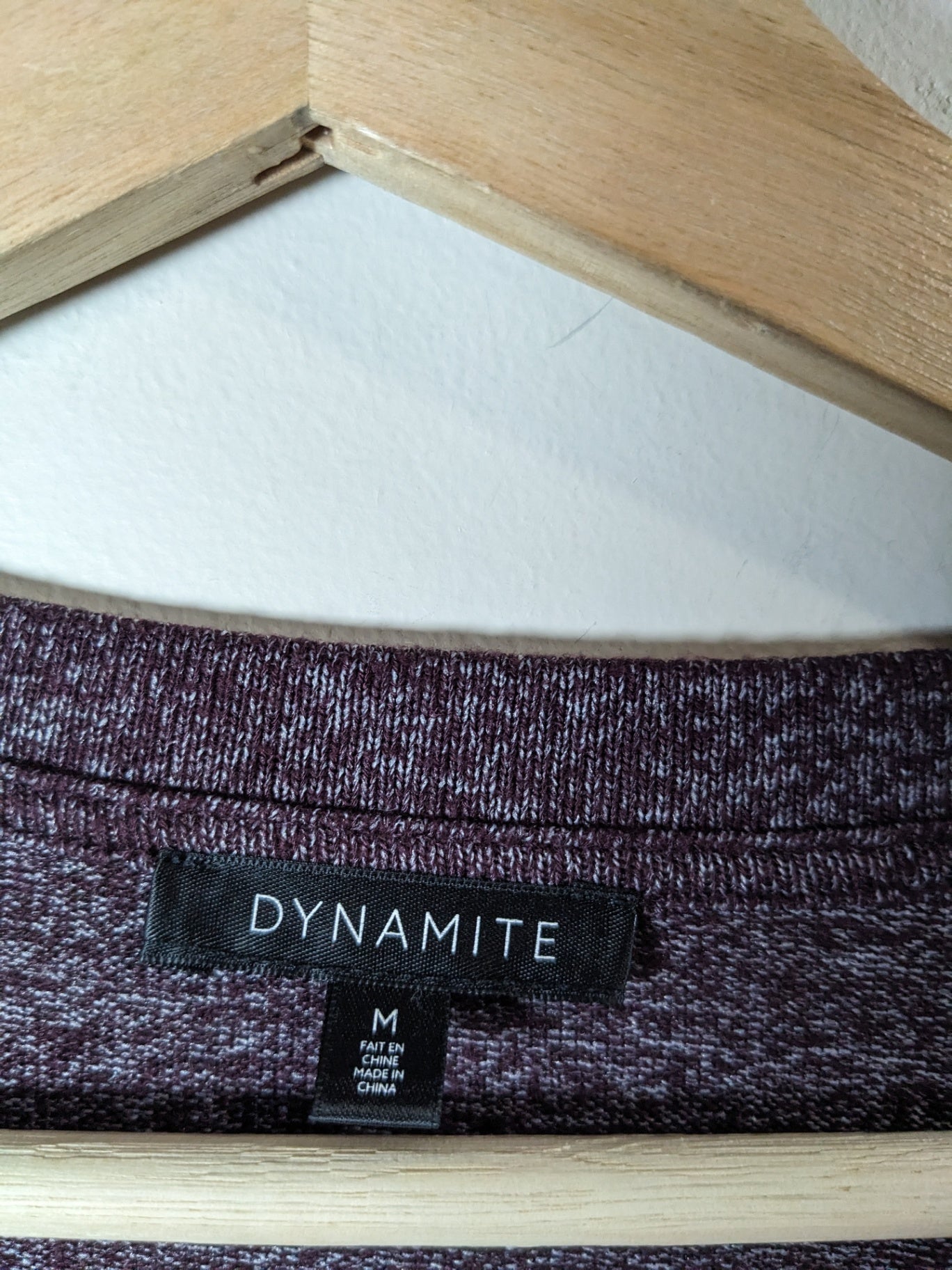 Dynamite Maroon Long Sleeve - M
