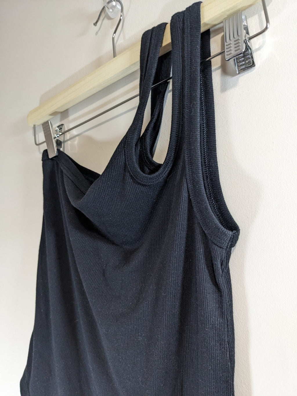 Old Navy Black One Shoulder Tank Top - Small