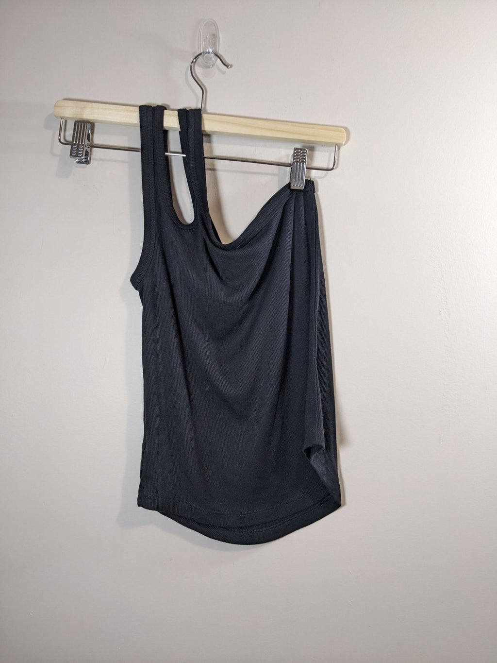 Old Navy Black One Shoulder Tank Top - Small