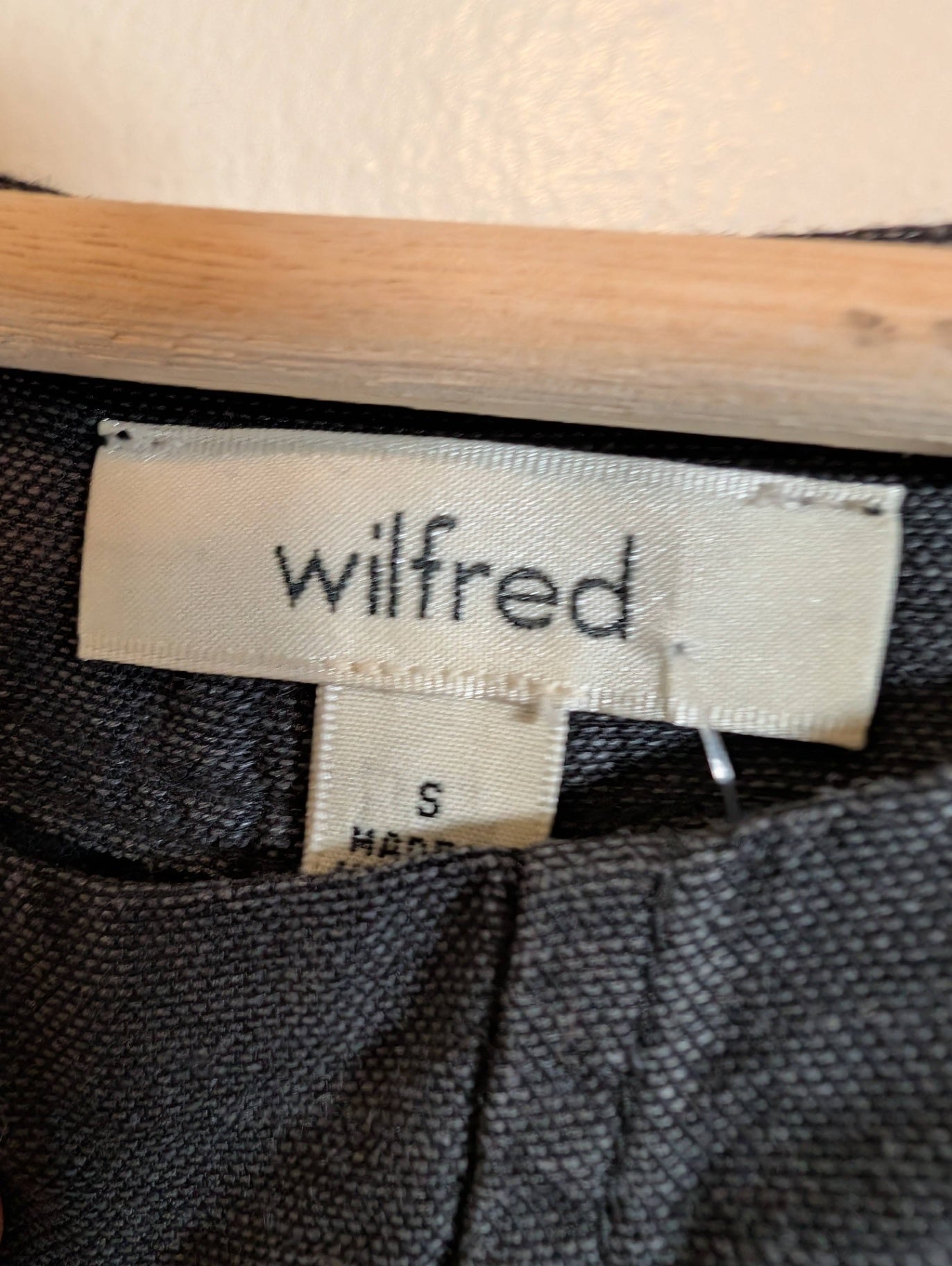 Wilfred black tunic dress - Small