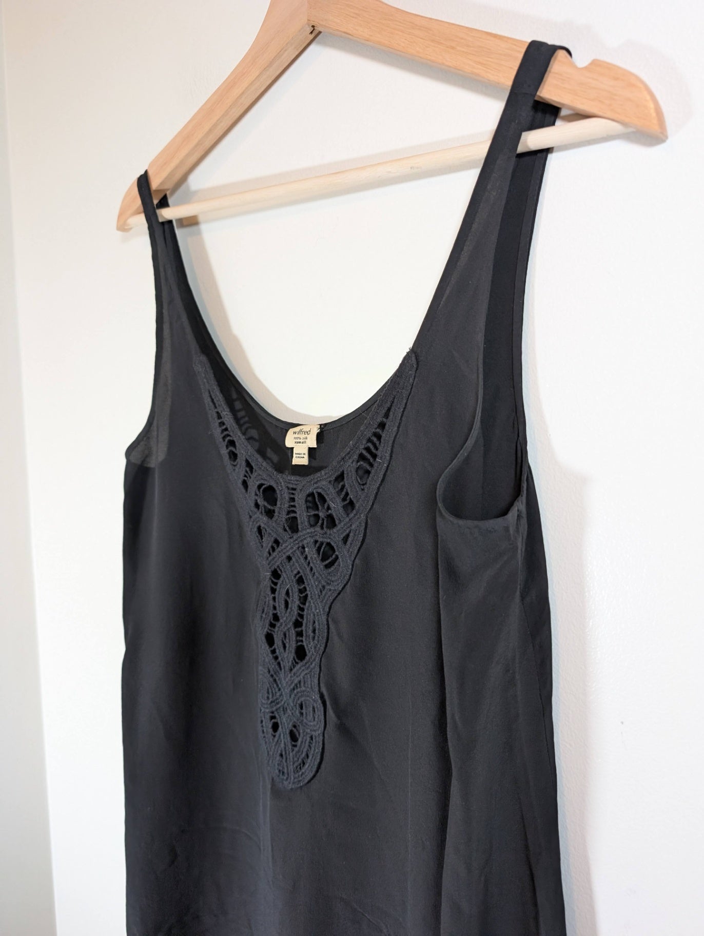 Wilfred 100% silk slip dress - XS