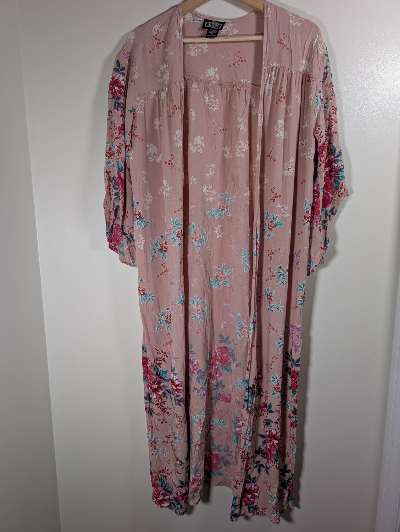 Angie long cardigan/cover up - Small