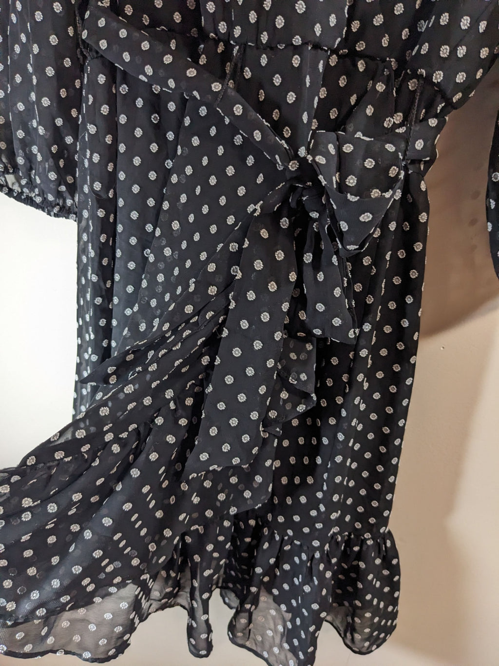 Calvin Klein Polka Dot Dress - L